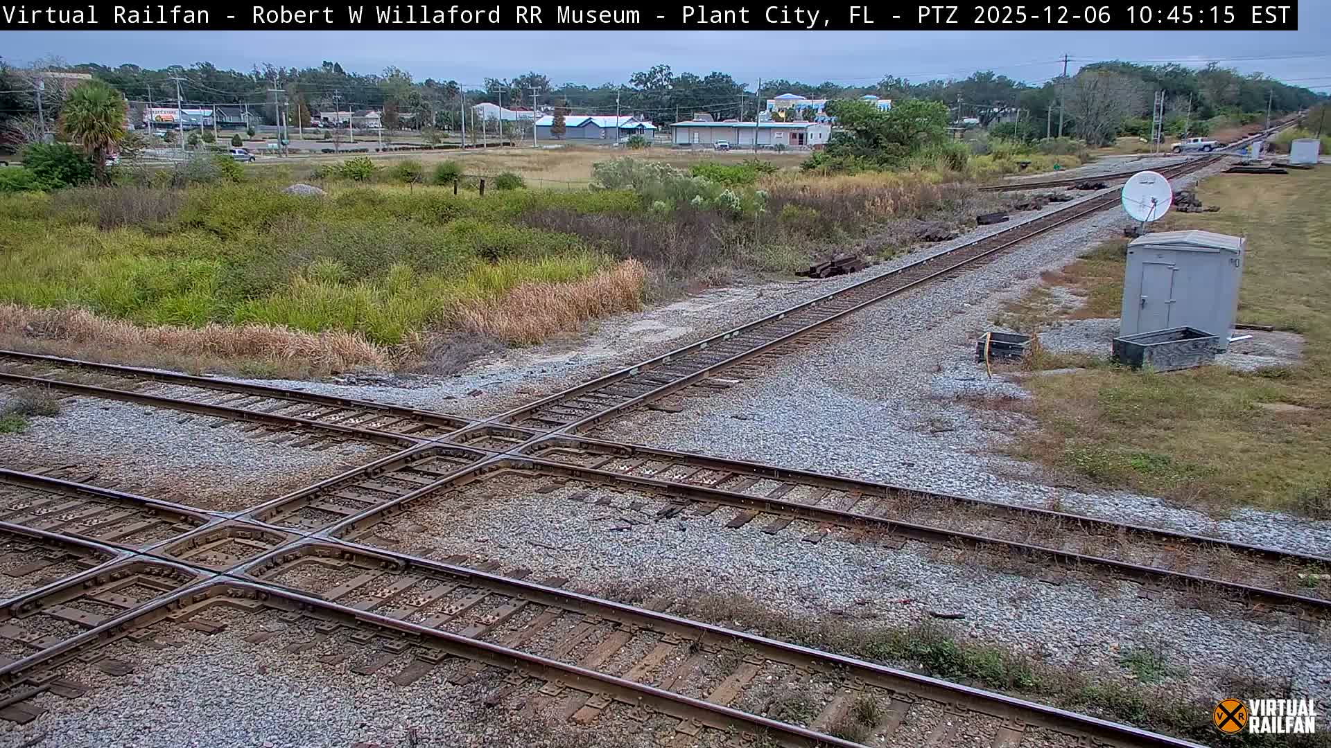 Plant City Railroad Junction & Crossing Live Cam - Plant City, Hillsborough, Florida, USA