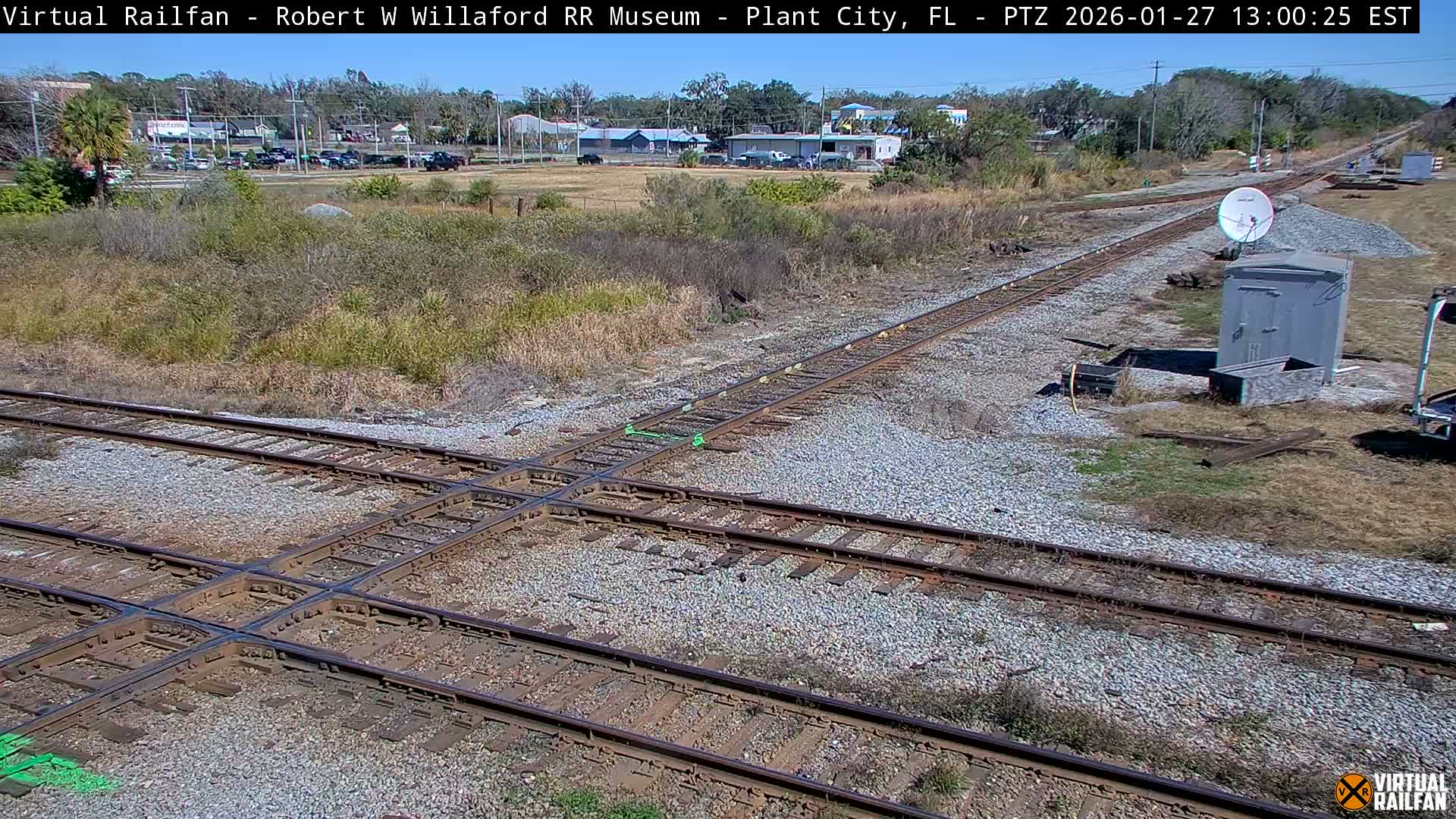 Plant City Railroad Junction & Crossing Live Cam - Plant City, Hillsborough, Florida, USA