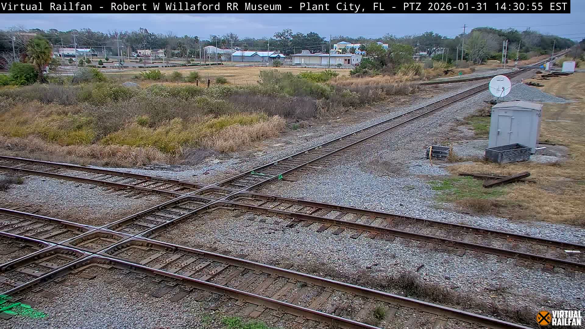 Plant City Railroad Junction & Crossing Live Cam - Plant City, Hillsborough, Florida, USA