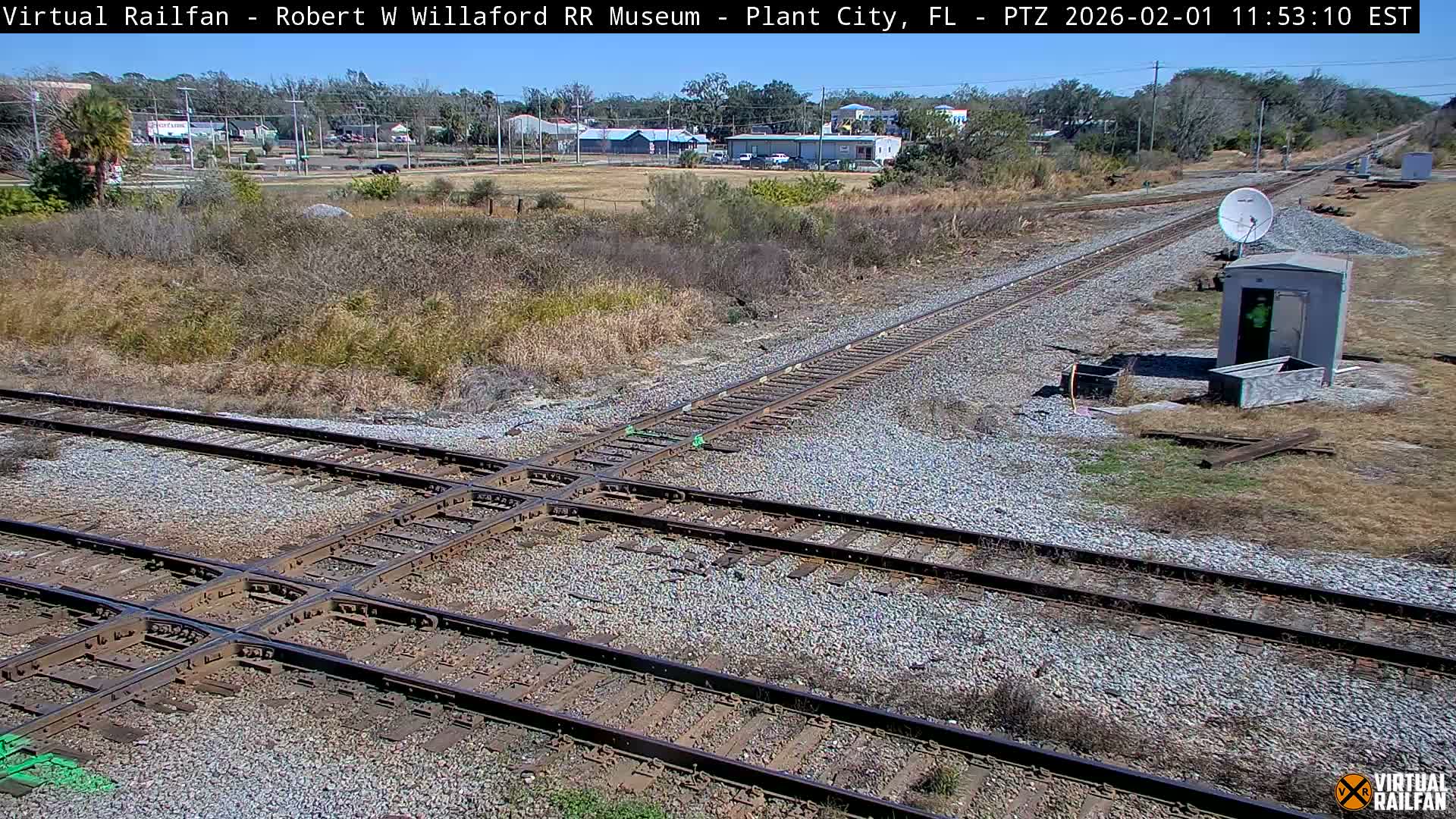 Plant City Railroad Junction & Crossing Live Cam - Plant City, Hillsborough, Florida, USA