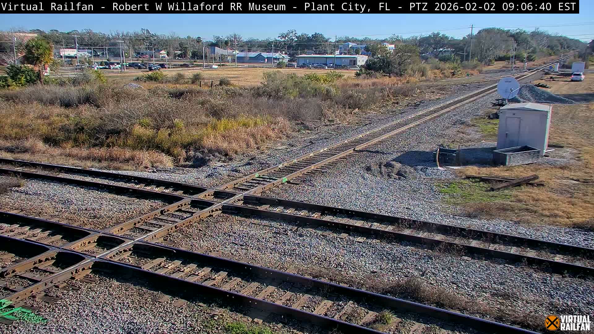 Plant City Railroad Junction & Crossing Live Cam - Plant City, Hillsborough, Florida, USA