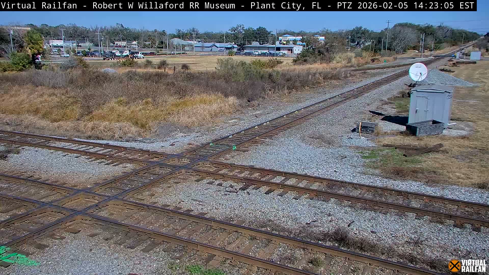 Plant City Railroad Junction & Crossing Live Cam - Plant City, Hillsborough, Florida, USA