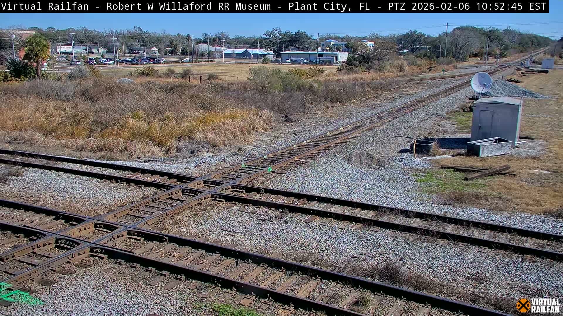 Plant City Railroad Junction & Crossing Live Cam - Plant City, Hillsborough, Florida, USA