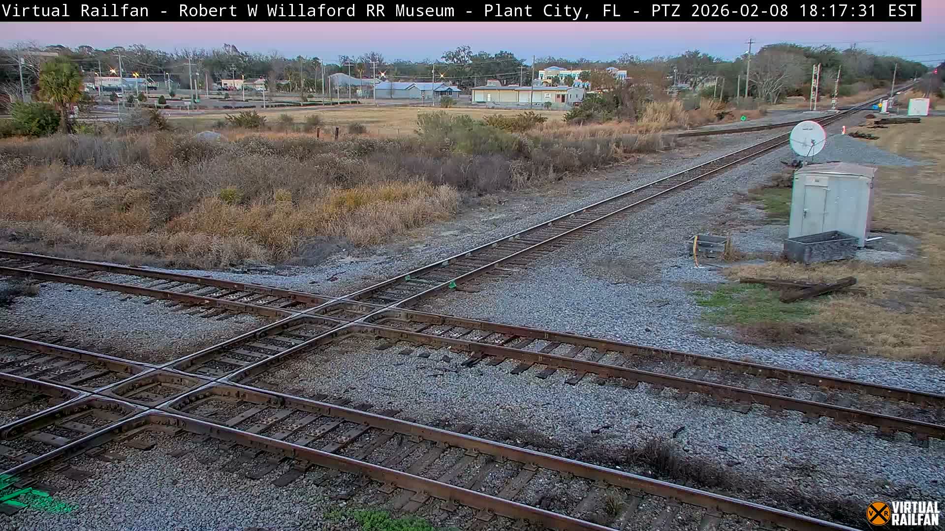 Plant City Railroad Junction & Crossing Live Cam - Plant City, Hillsborough, Florida, USA