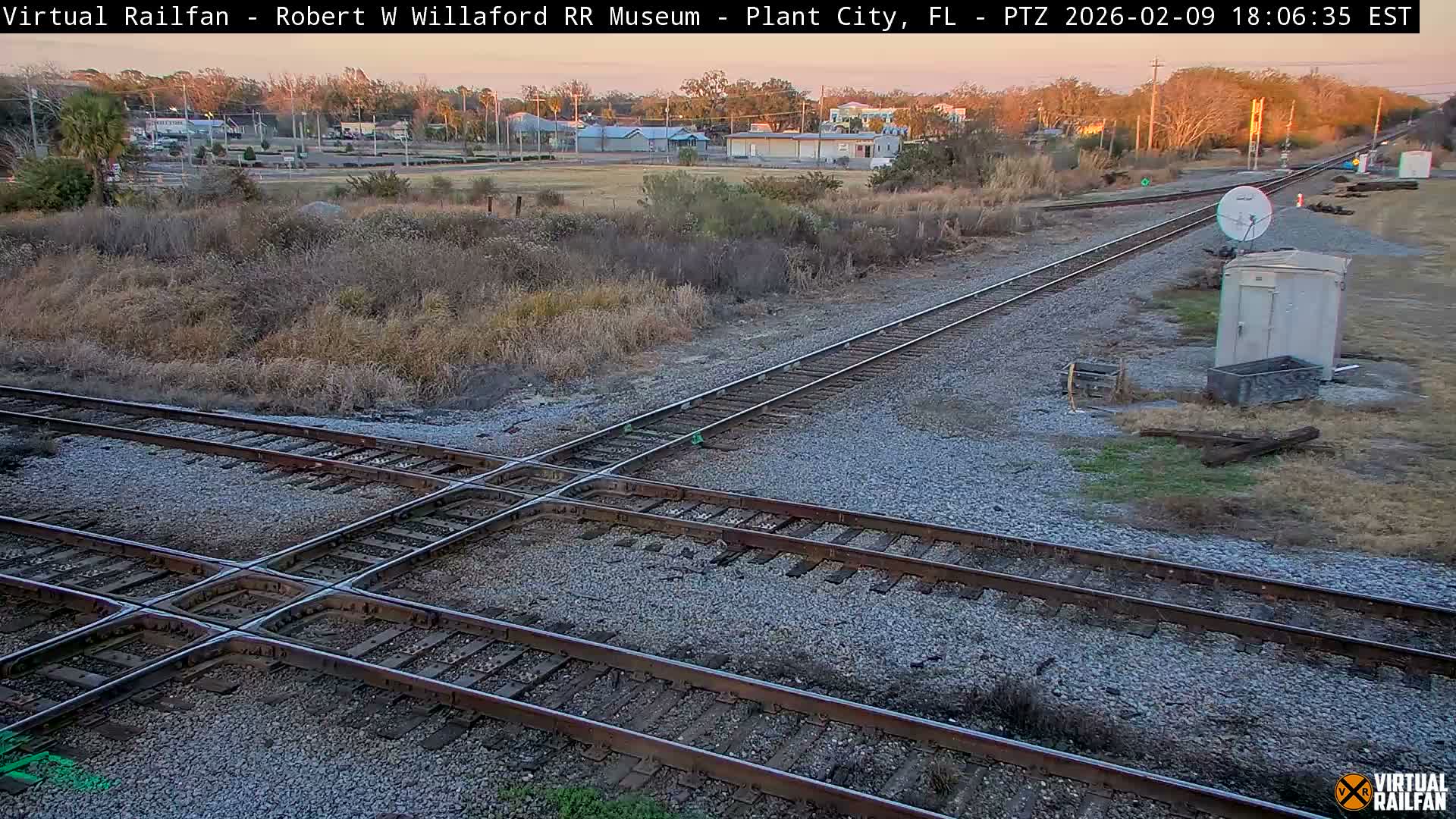 Plant City Railroad Junction & Crossing Live Cam - Plant City, Hillsborough, Florida, USA