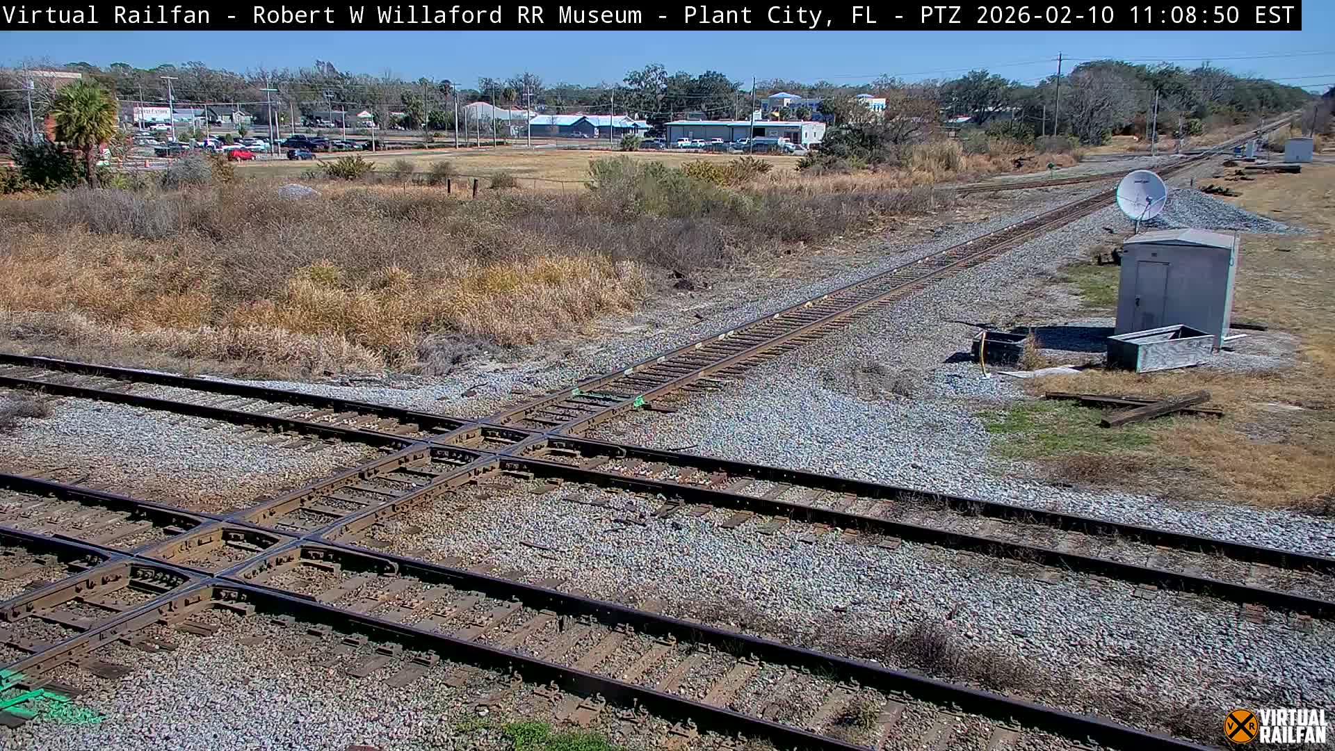 Plant City Railroad Junction & Crossing Live Cam - Plant City, Hillsborough, Florida, USA