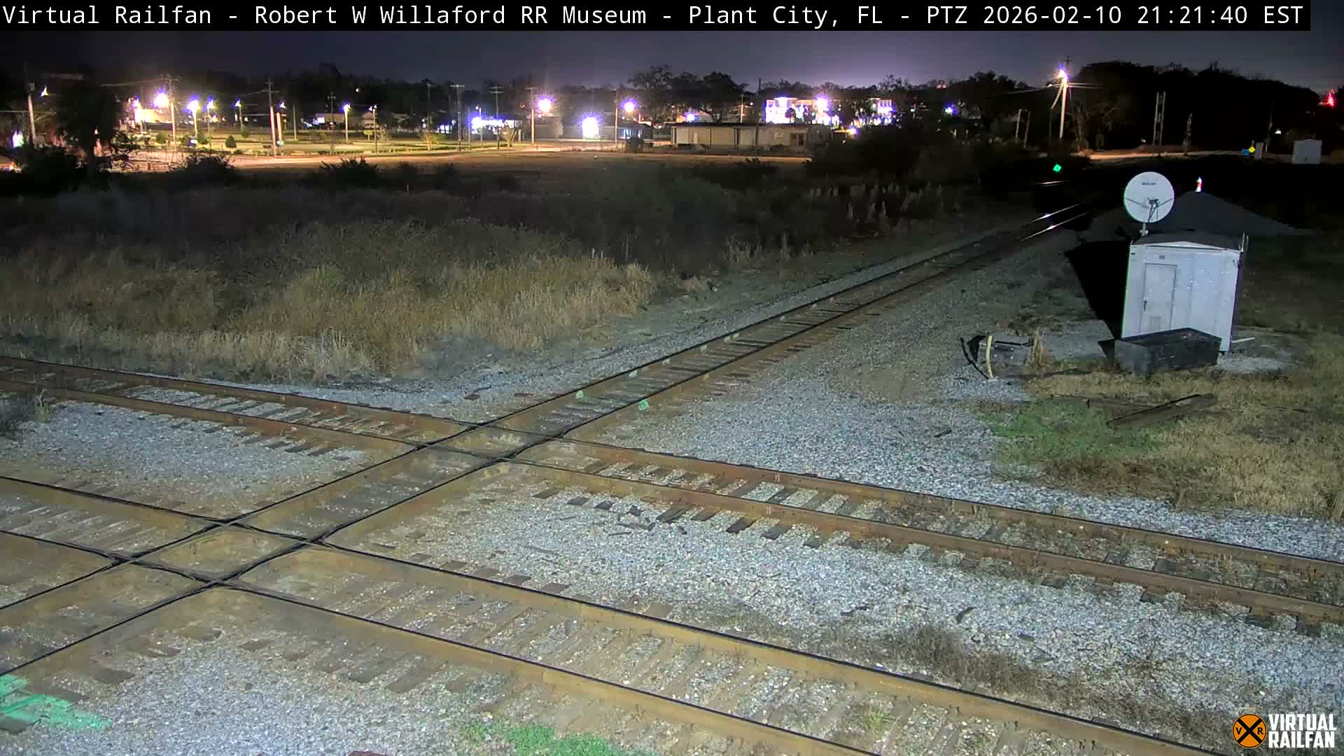 Plant City Railroad Junction & Crossing Live Cam - Plant City, Hillsborough, Florida, USA