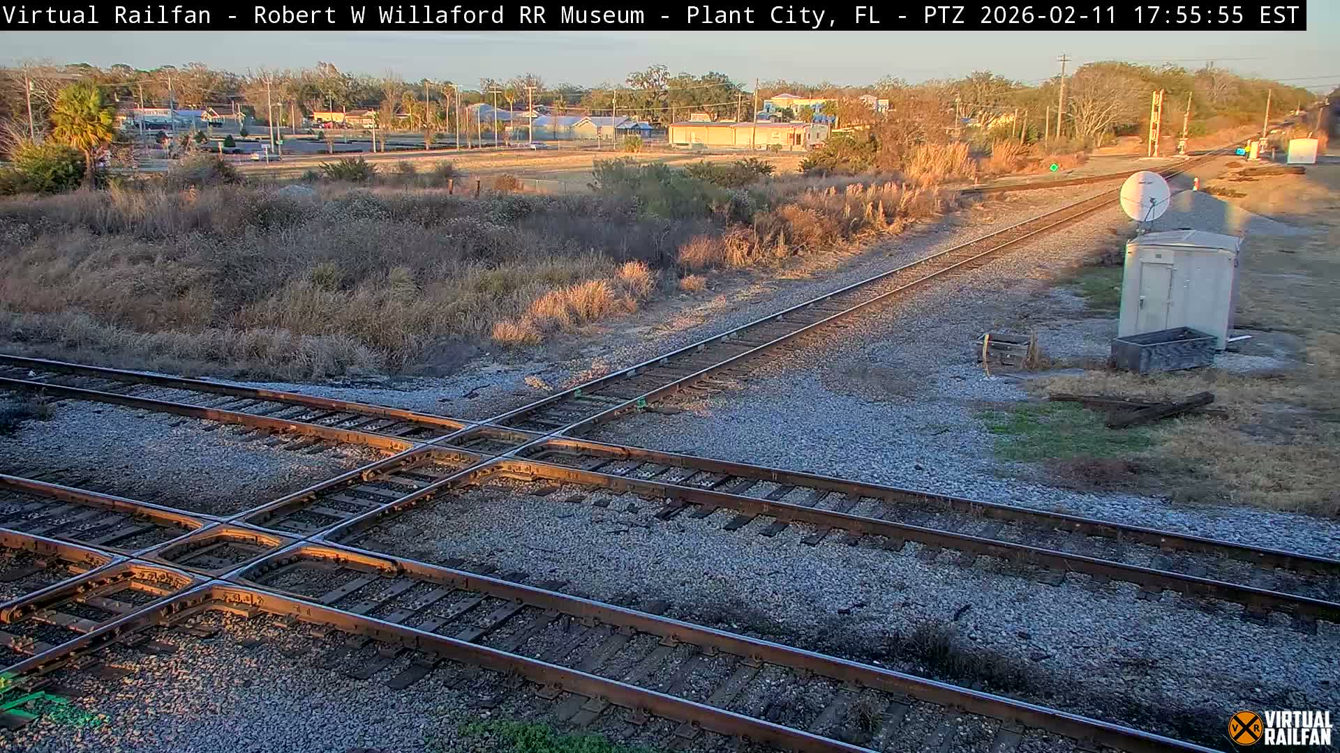 Plant City Railroad Junction & Crossing Live Cam - Plant City, Hillsborough, Florida, USA