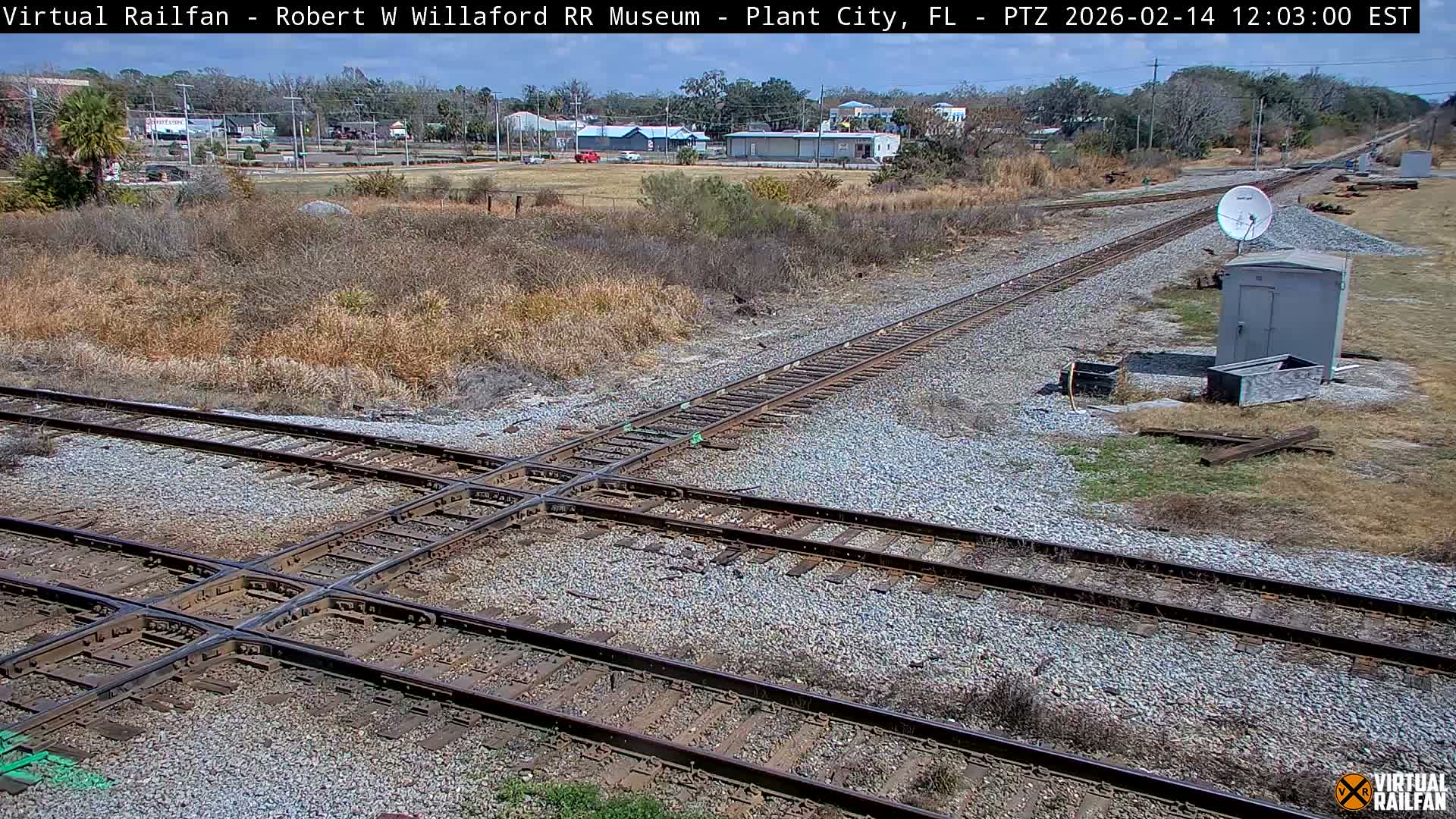 Plant City Railroad Junction & Crossing Live Cam - Plant City, Hillsborough, Florida, USA