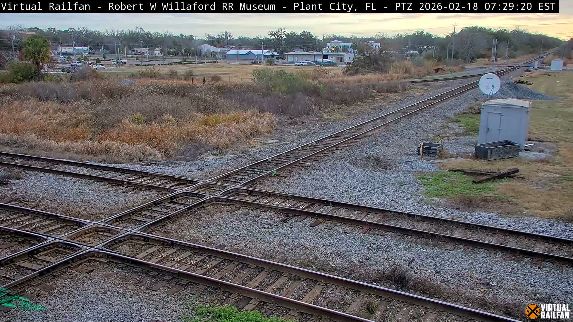 Plant City Railroad Junction & Crossing Live Cam - Plant City, Hillsborough, Florida, USA