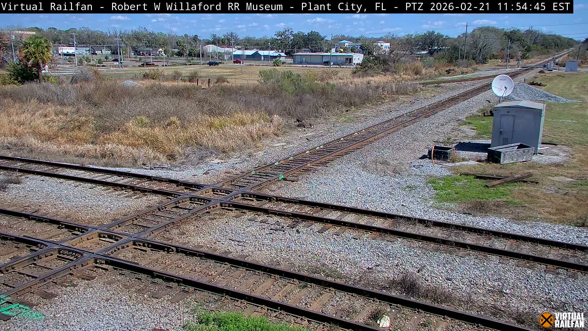 Plant City Railroad Junction & Crossing Live Cam - Plant City, Hillsborough, Florida, USA