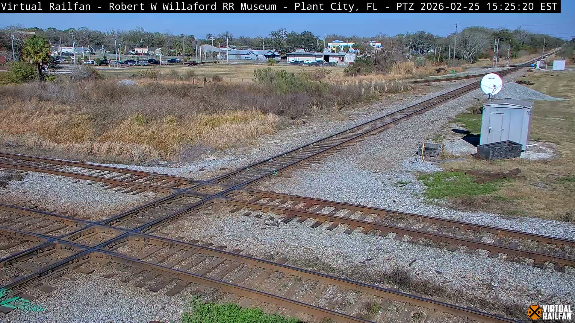 Plant City Railroad Junction & Crossing Live Cam - Plant City, Hillsborough, Florida, USA