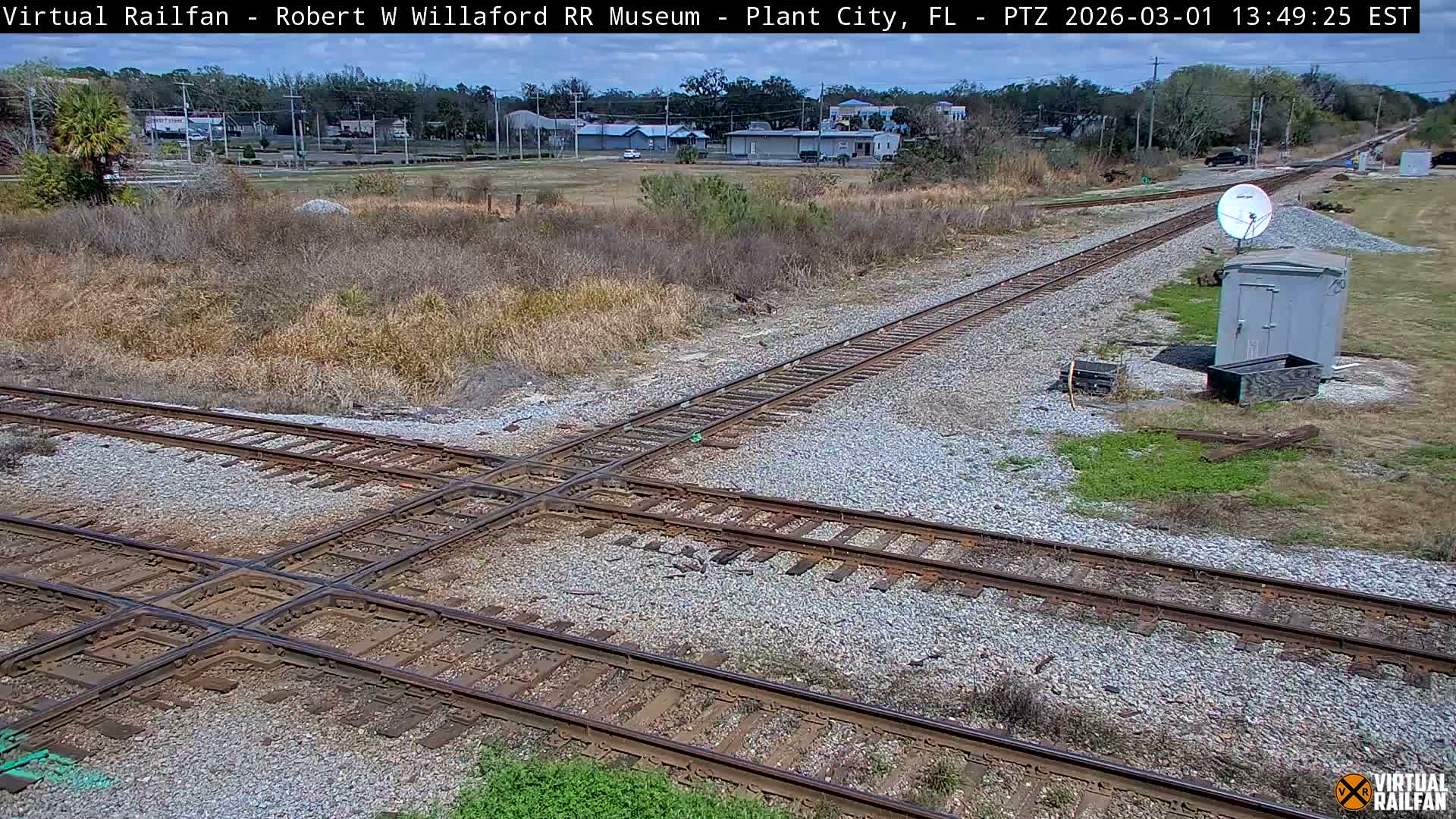Plant City Railroad Junction & Crossing Live Cam - Plant City, Hillsborough, Florida, USA