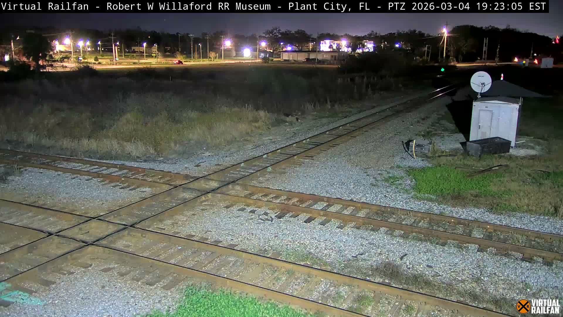 Plant City Railroad Junction & Crossing Live Cam - Plant City, Hillsborough, Florida, USA
