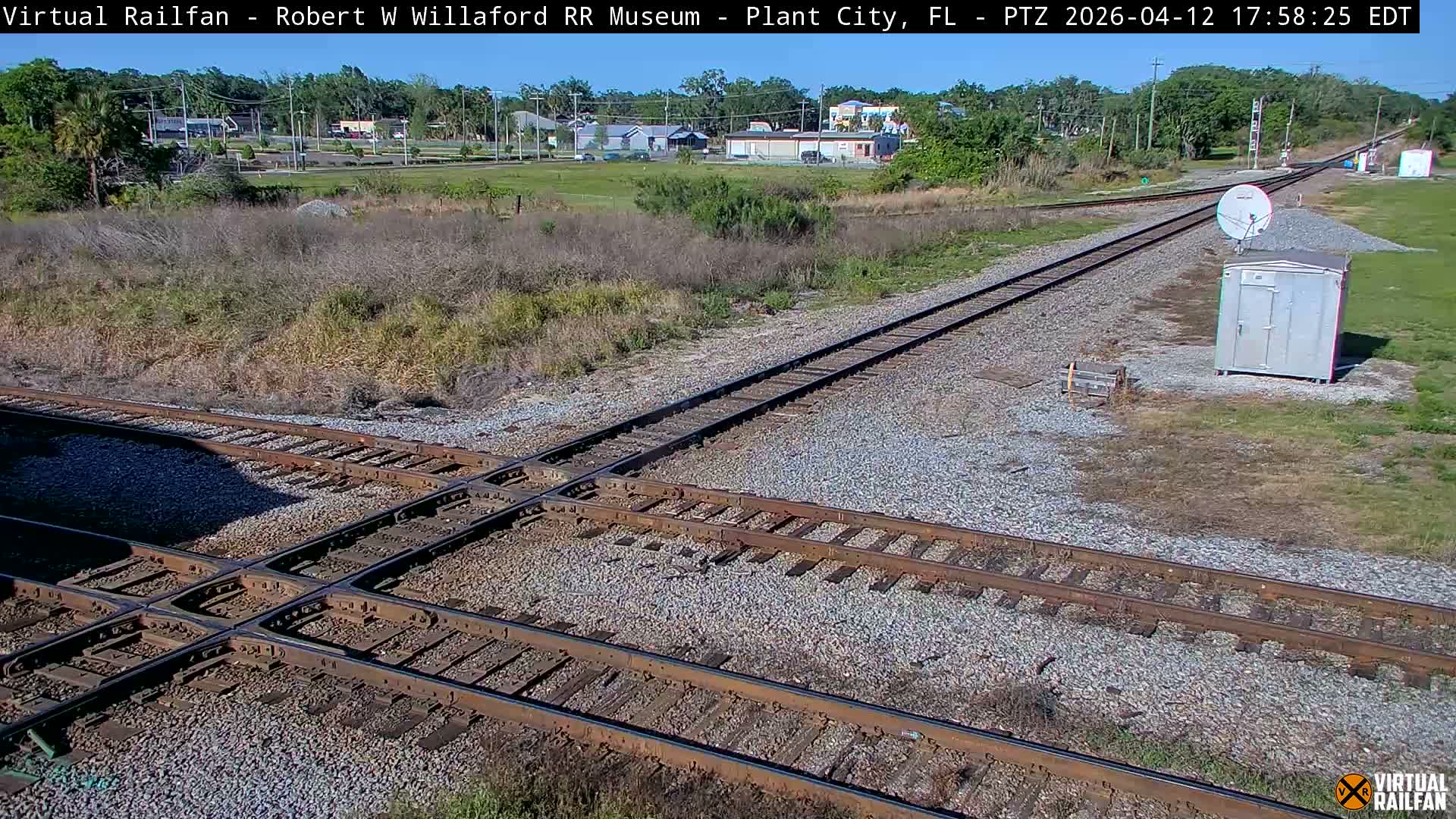 Plant City Railroad Junction & Crossing Live Cam - Plant City, Hillsborough, Florida, USA