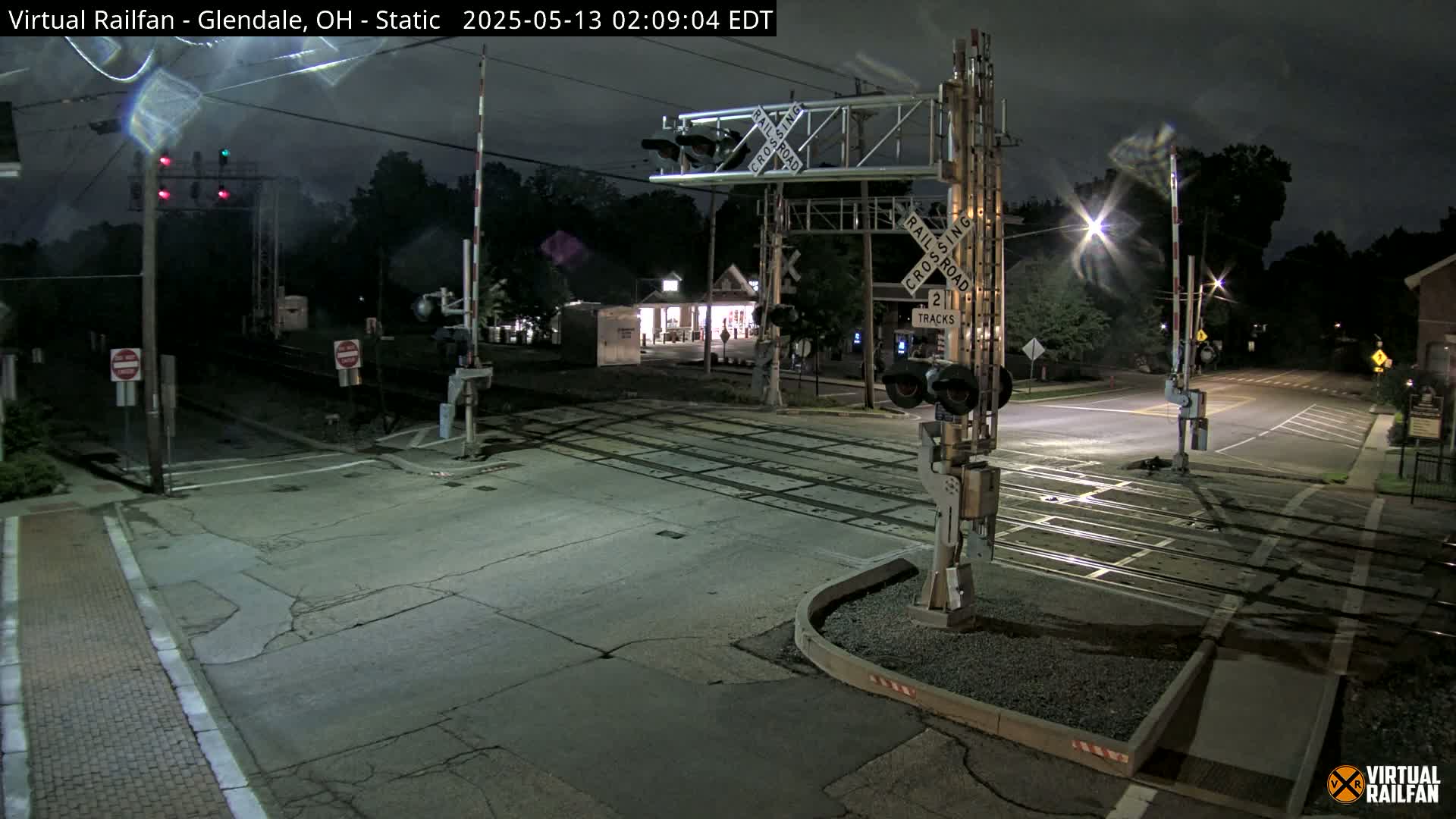 Glendale Railroad Crossing & Junction Live Cam - Glendale, Hamilton, Ohio, USA