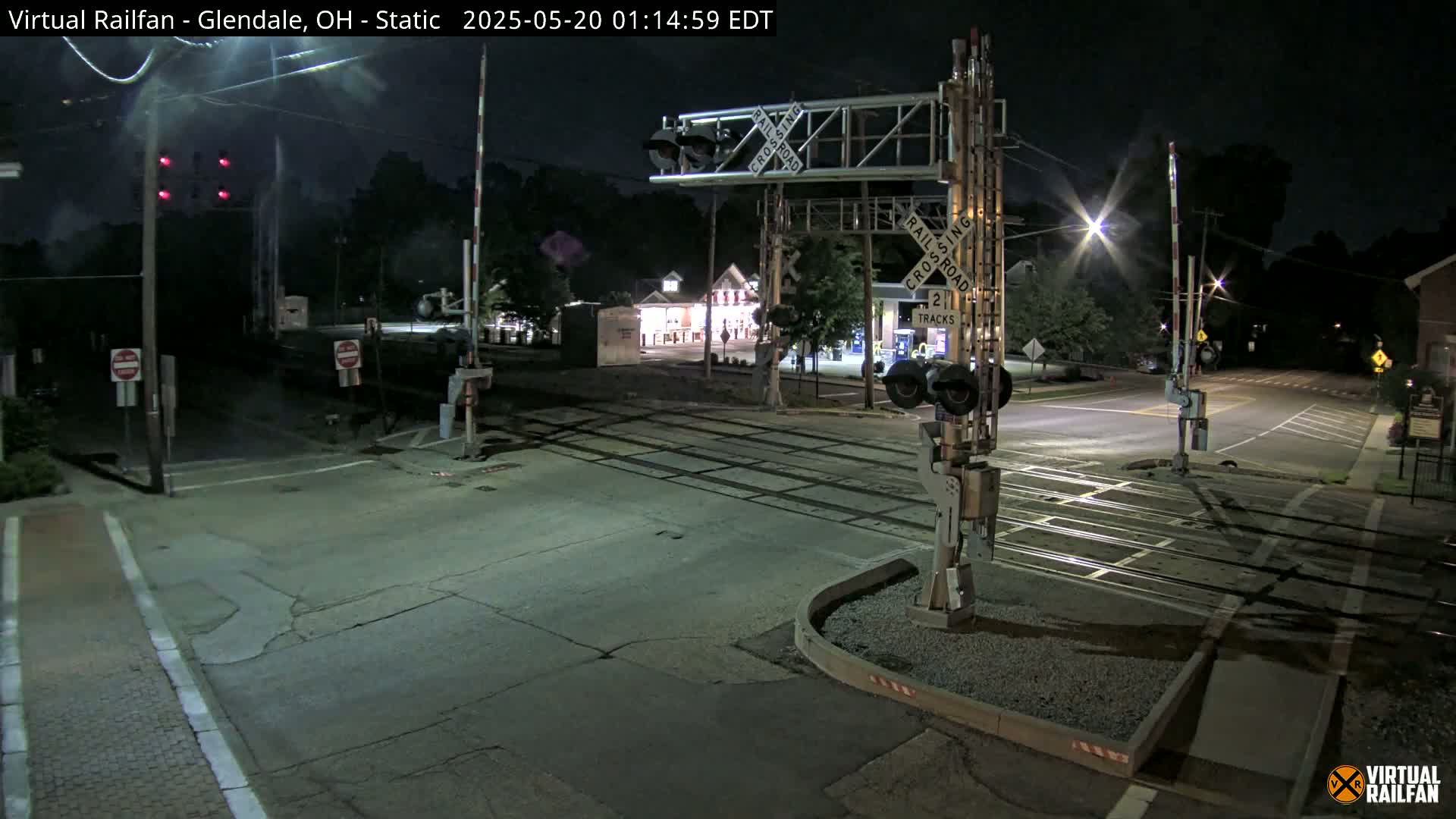 Glendale Railroad Crossing & Junction Live Cam - Glendale, Hamilton, Ohio, USA