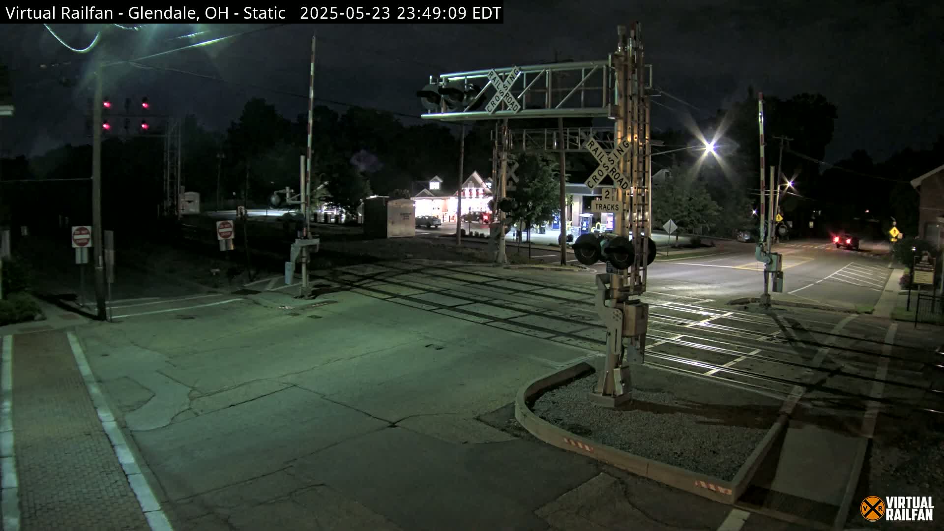 Glendale Railroad Crossing & Junction Live Cam - Glendale, Hamilton, Ohio, USA