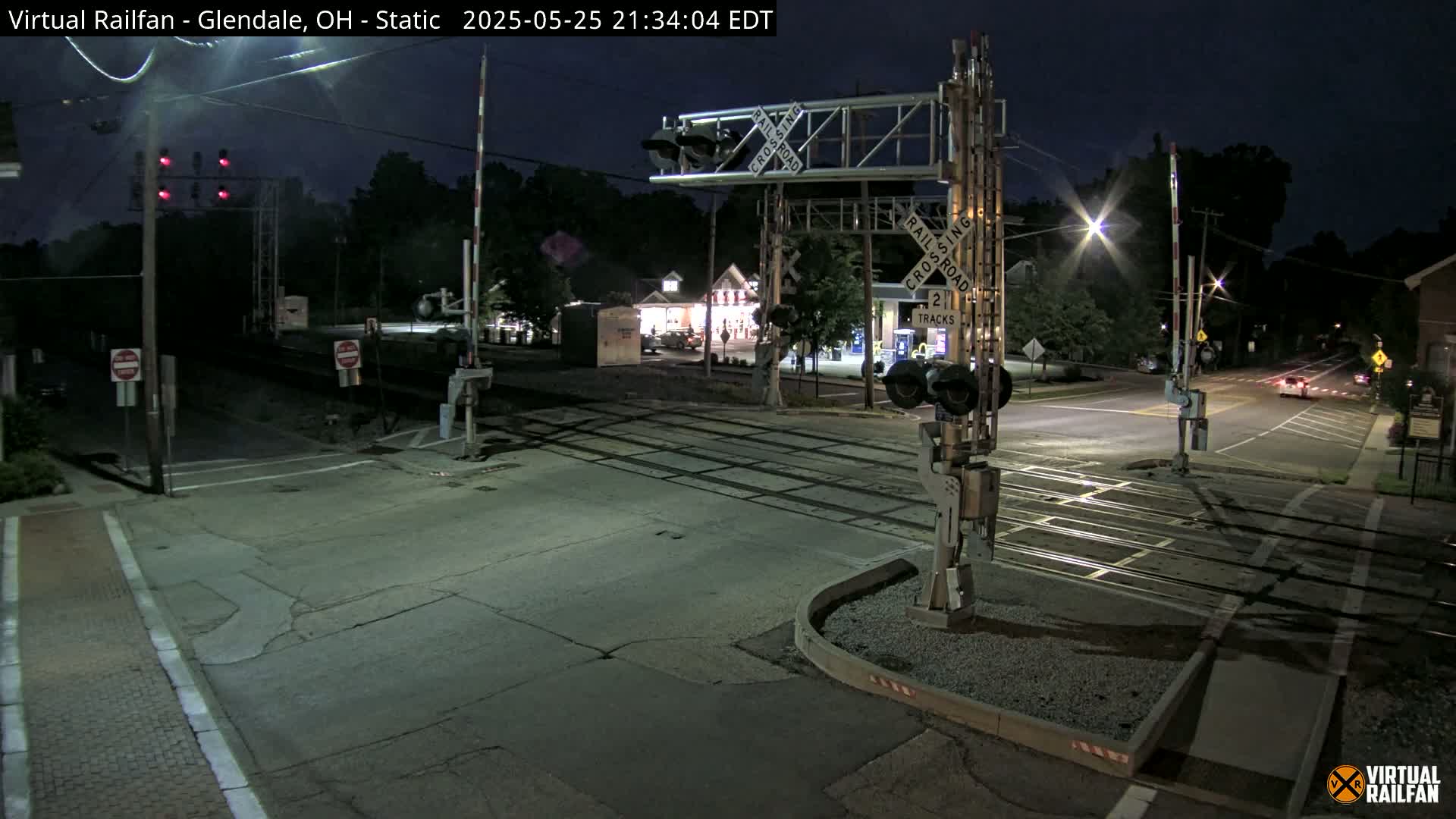 Glendale Railroad Crossing & Junction Live Cam - Glendale, Hamilton, Ohio, USA