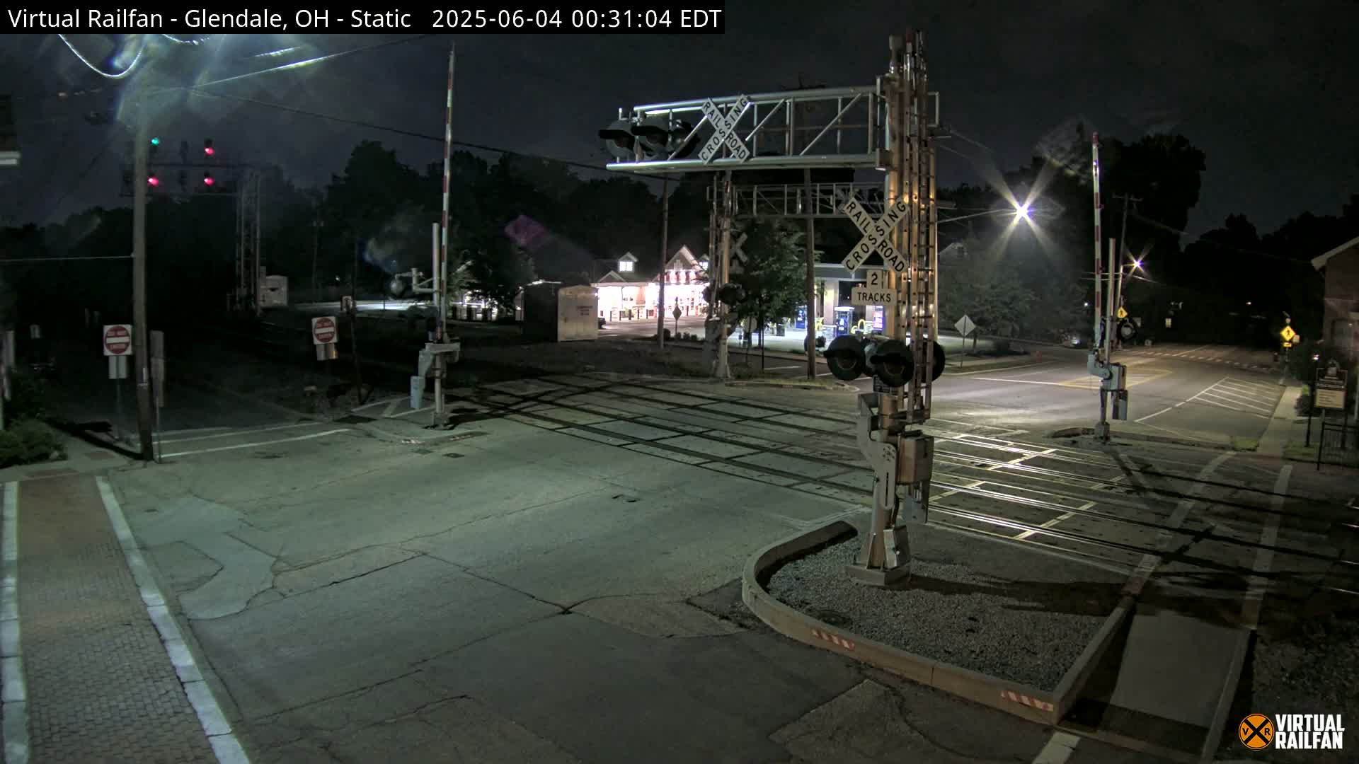 Glendale Railroad Crossing & Junction Live Cam - Glendale, Hamilton, Ohio, USA