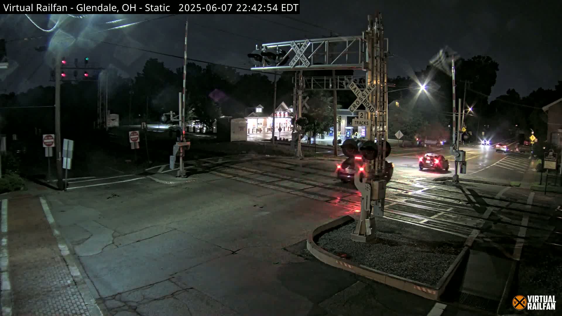 Glendale Railroad Crossing & Junction Live Cam - Glendale, Hamilton, Ohio, USA