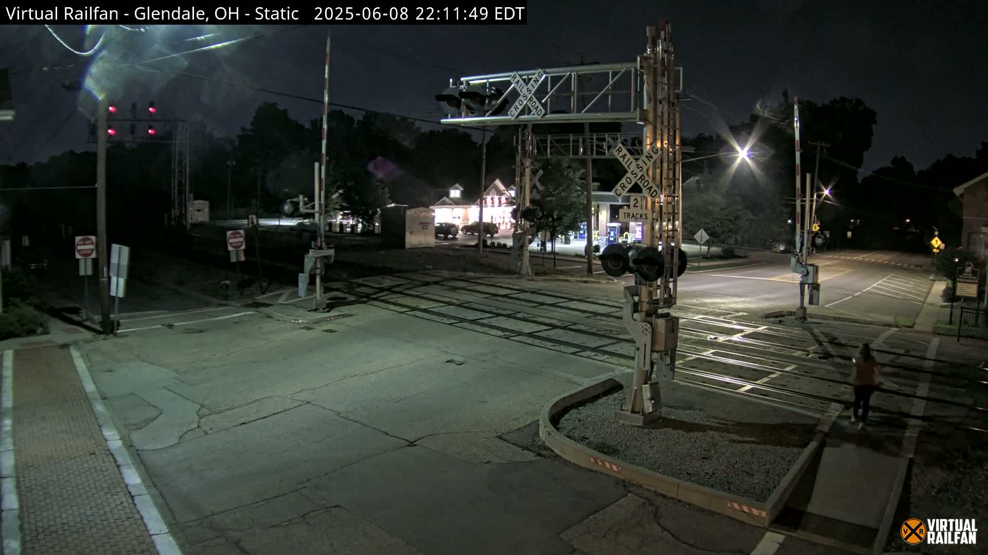 Glendale Railroad Crossing & Junction Live Cam - Glendale, Hamilton, Ohio, USA