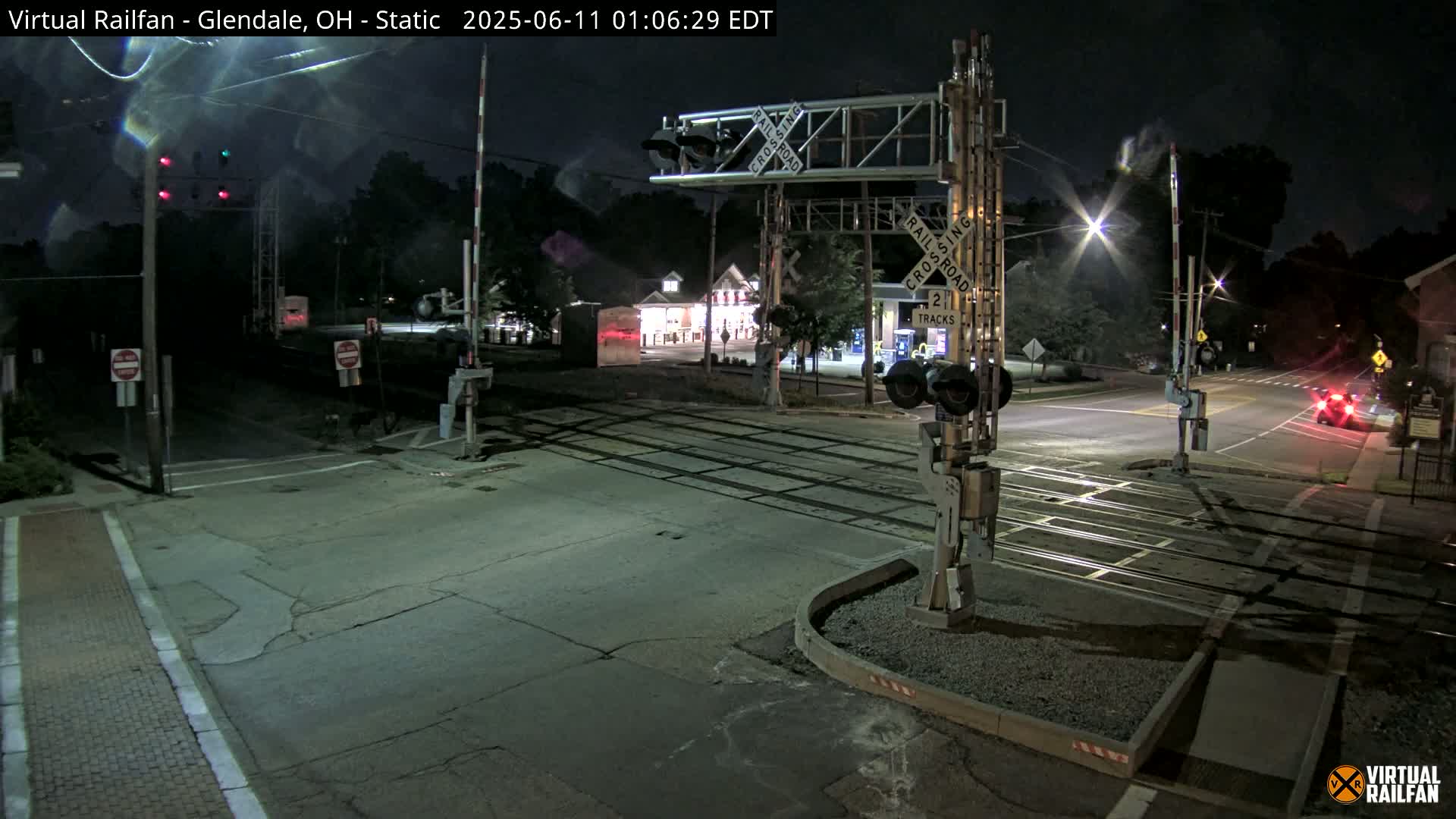Glendale Railroad Crossing & Junction Live Cam - Glendale, Hamilton, Ohio, USA