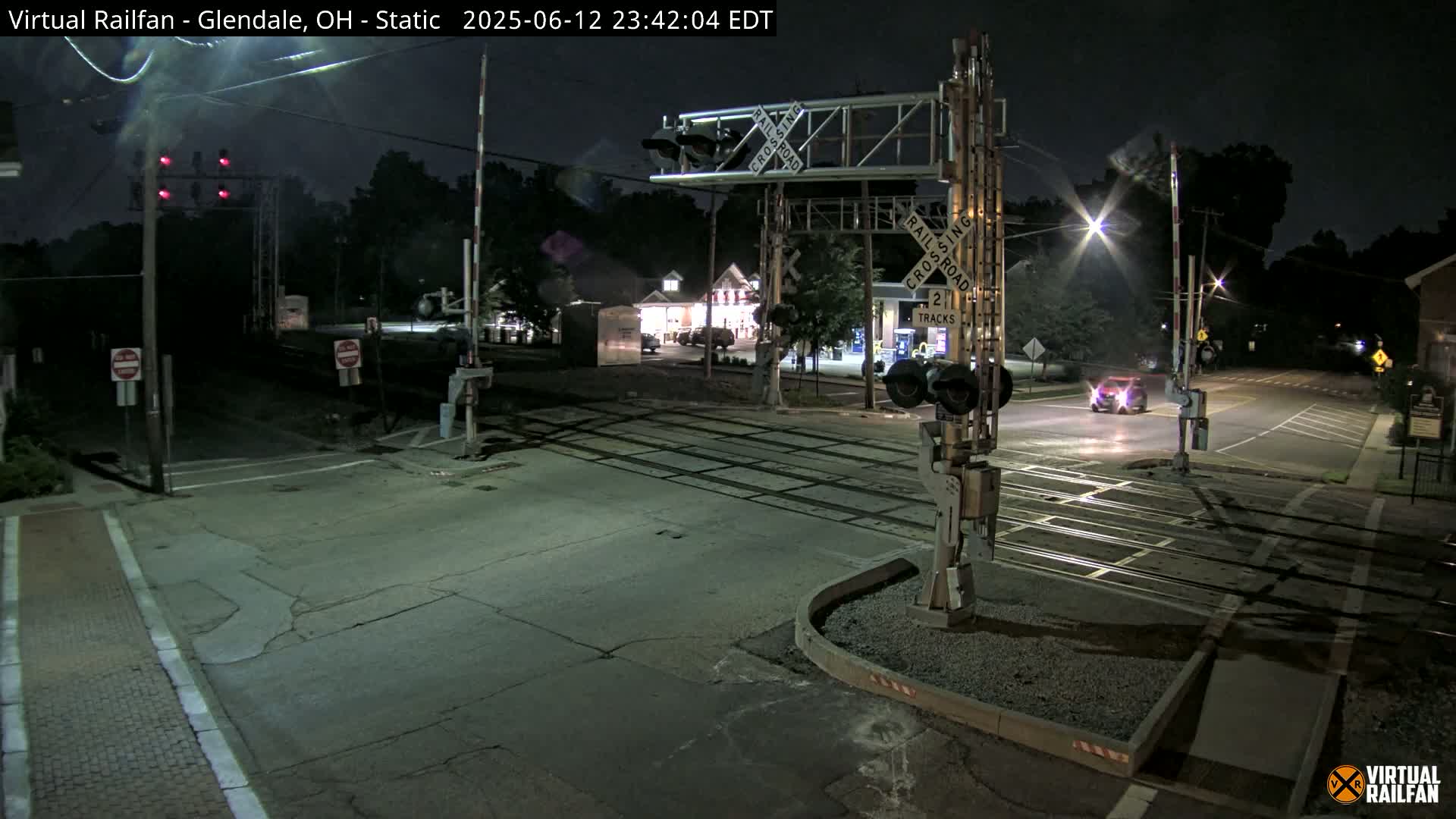 Glendale Railroad Crossing & Junction Live Cam - Glendale, Hamilton, Ohio, USA