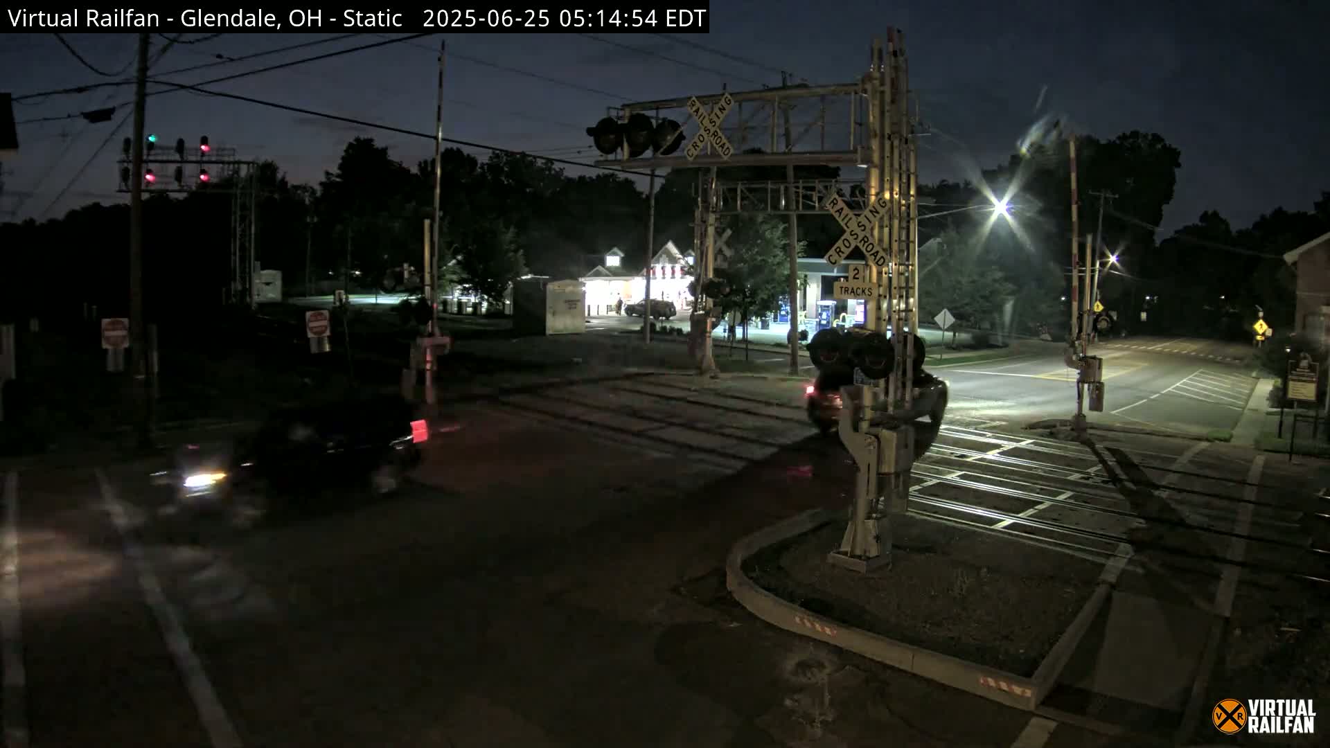 Glendale Railroad Crossing & Junction Live Cam - Glendale, Hamilton, Ohio, USA
