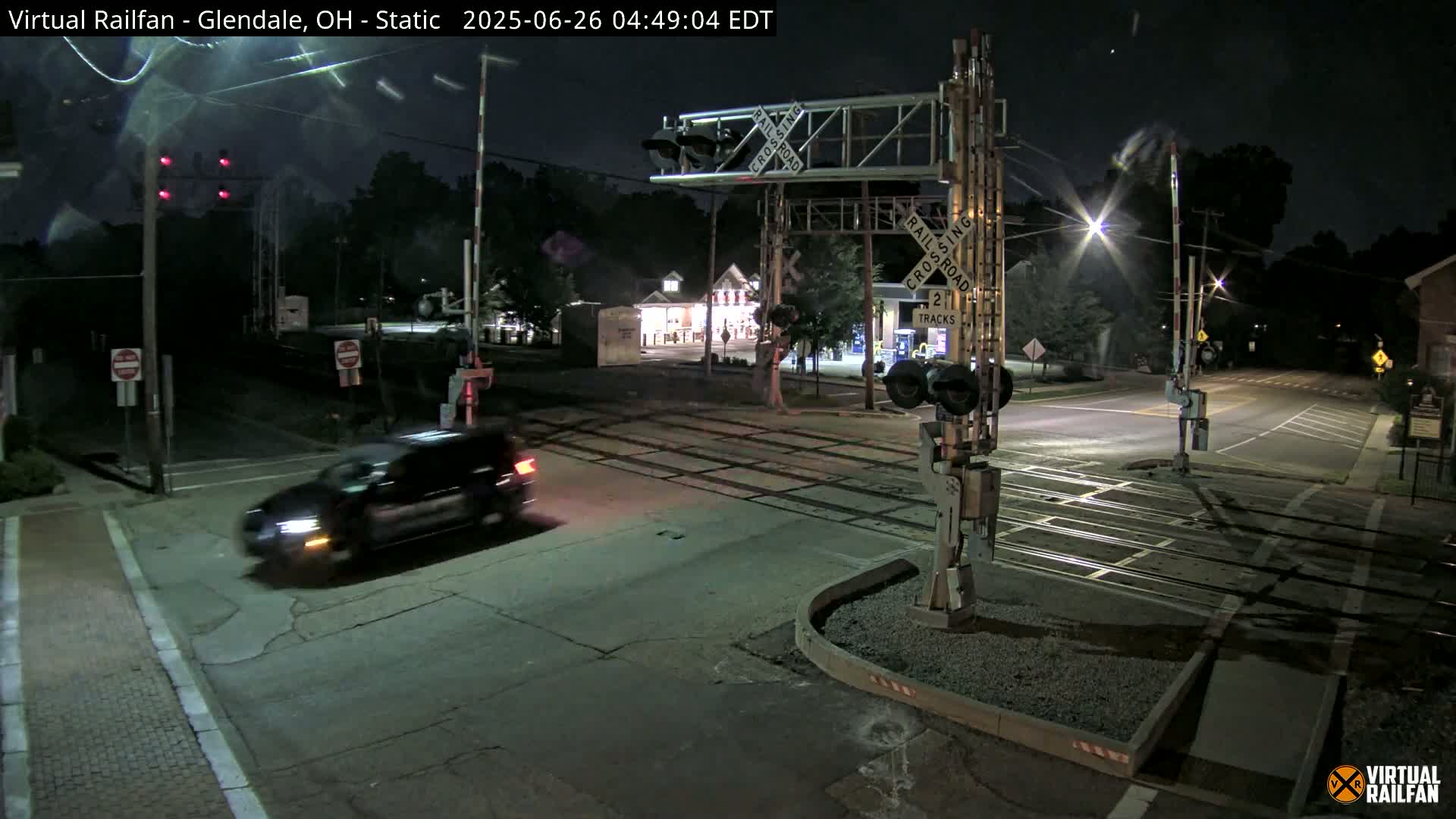 Glendale Railroad Crossing & Junction Live Cam - Glendale, Hamilton, Ohio, USA