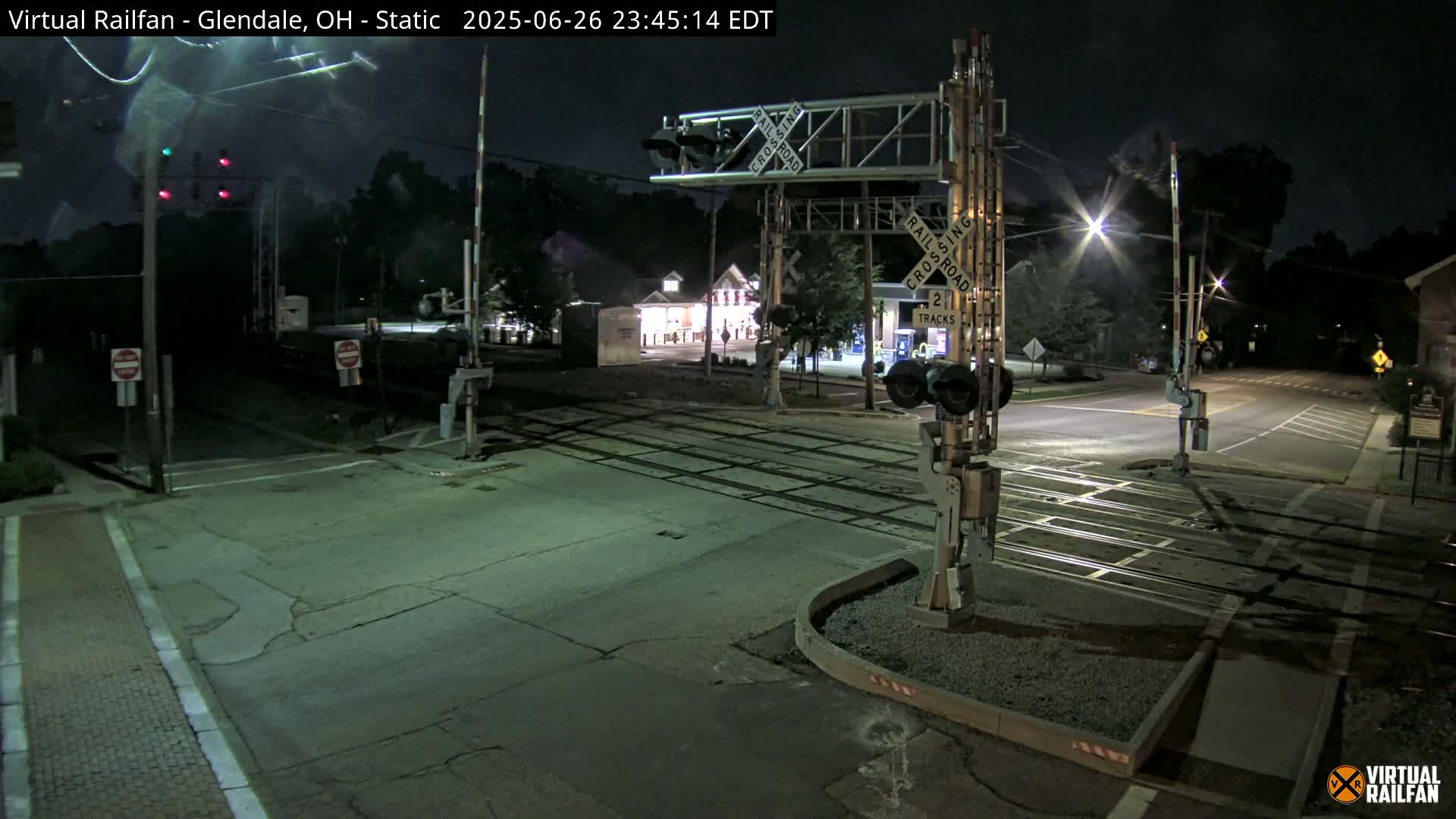 Glendale Railroad Crossing & Junction Live Cam - Glendale, Hamilton, Ohio, USA