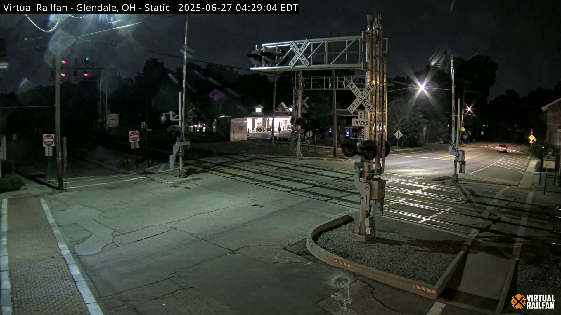 Glendale Railroad Crossing & Junction Live Cam - Glendale, Hamilton, Ohio, USA