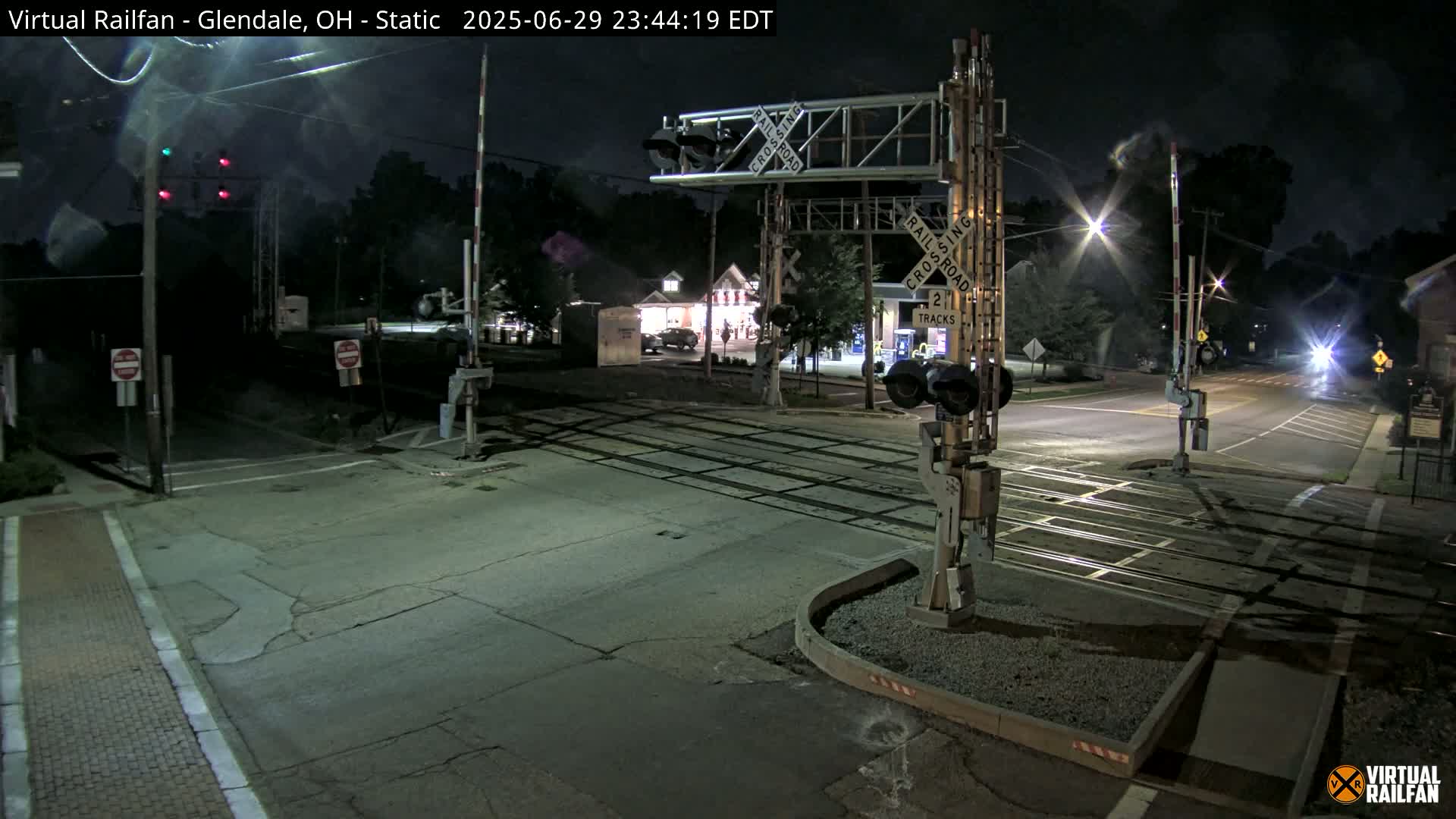 Glendale Railroad Crossing & Junction Live Cam - Glendale, Hamilton, Ohio, USA