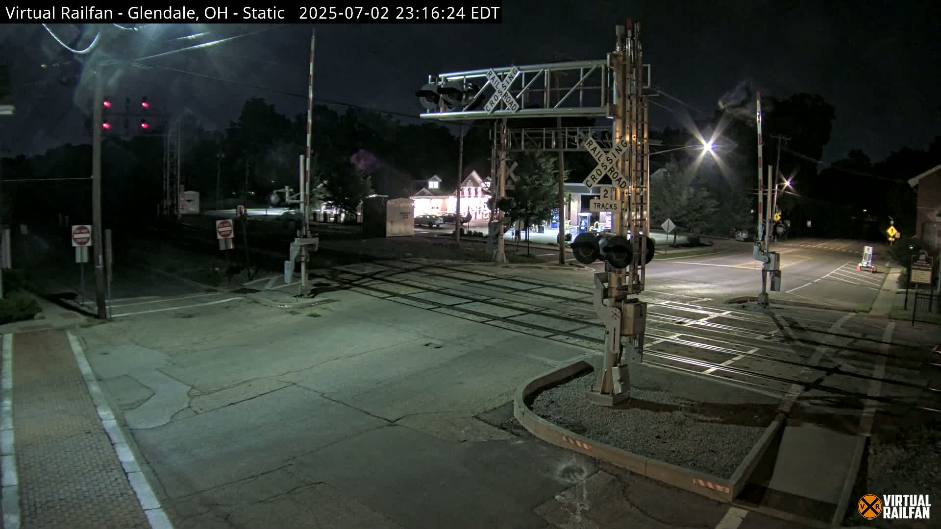 Glendale Railroad Crossing & Junction Live Cam - Glendale, Hamilton, Ohio, USA