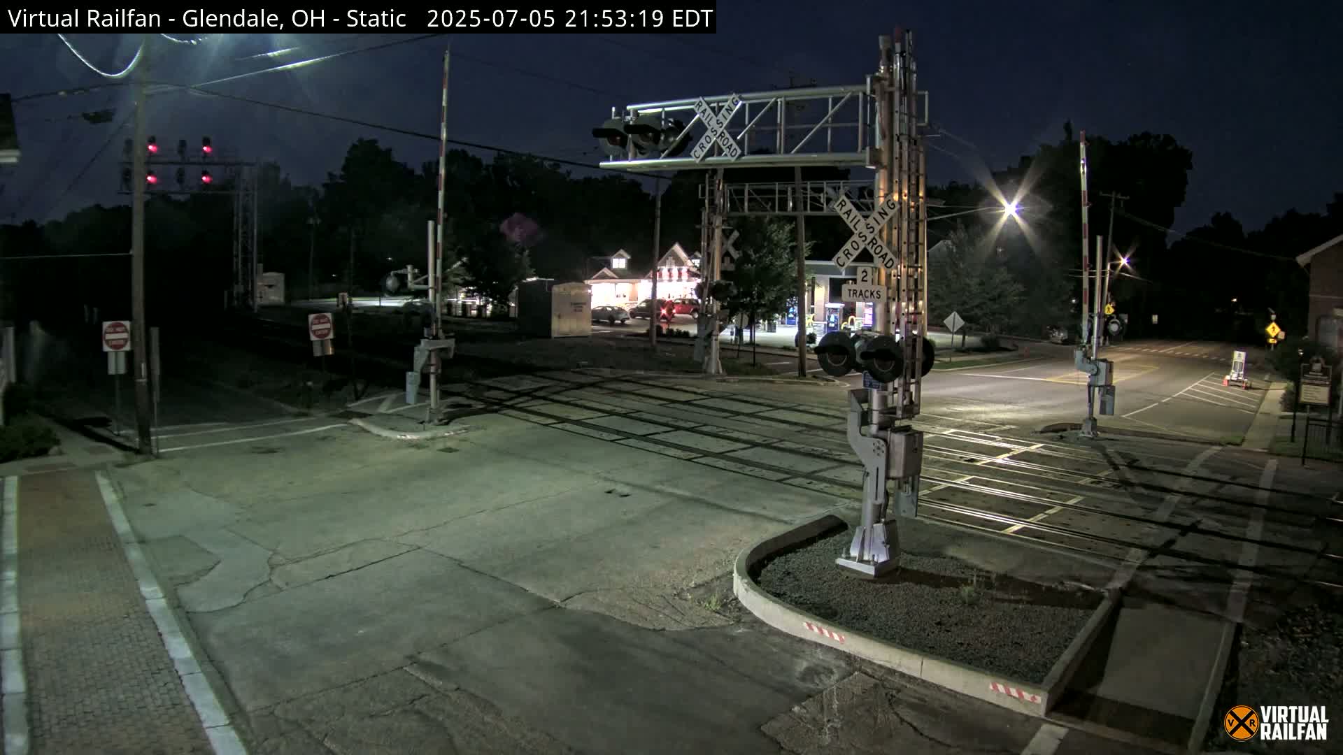 Glendale Railroad Crossing & Junction Live Cam - Glendale, Hamilton, Ohio, USA