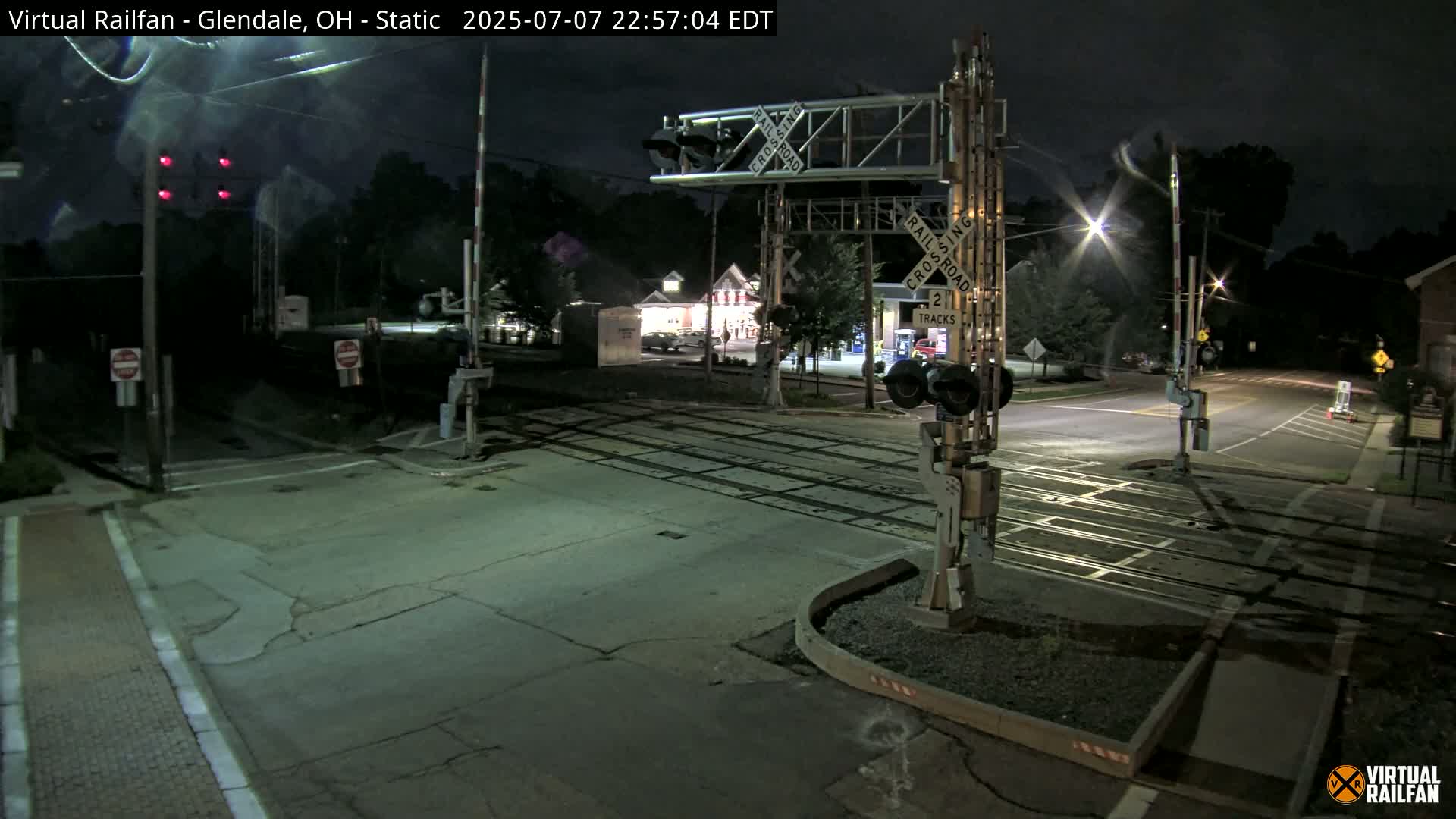 Glendale Railroad Crossing & Junction Live Cam - Glendale, Hamilton, Ohio, USA