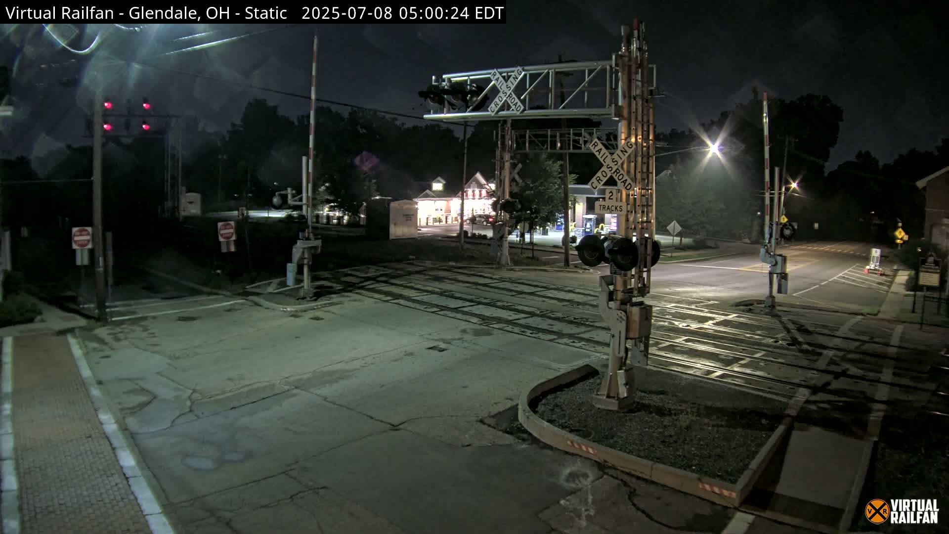 Glendale Railroad Crossing & Junction Live Cam - Glendale, Hamilton, Ohio, USA