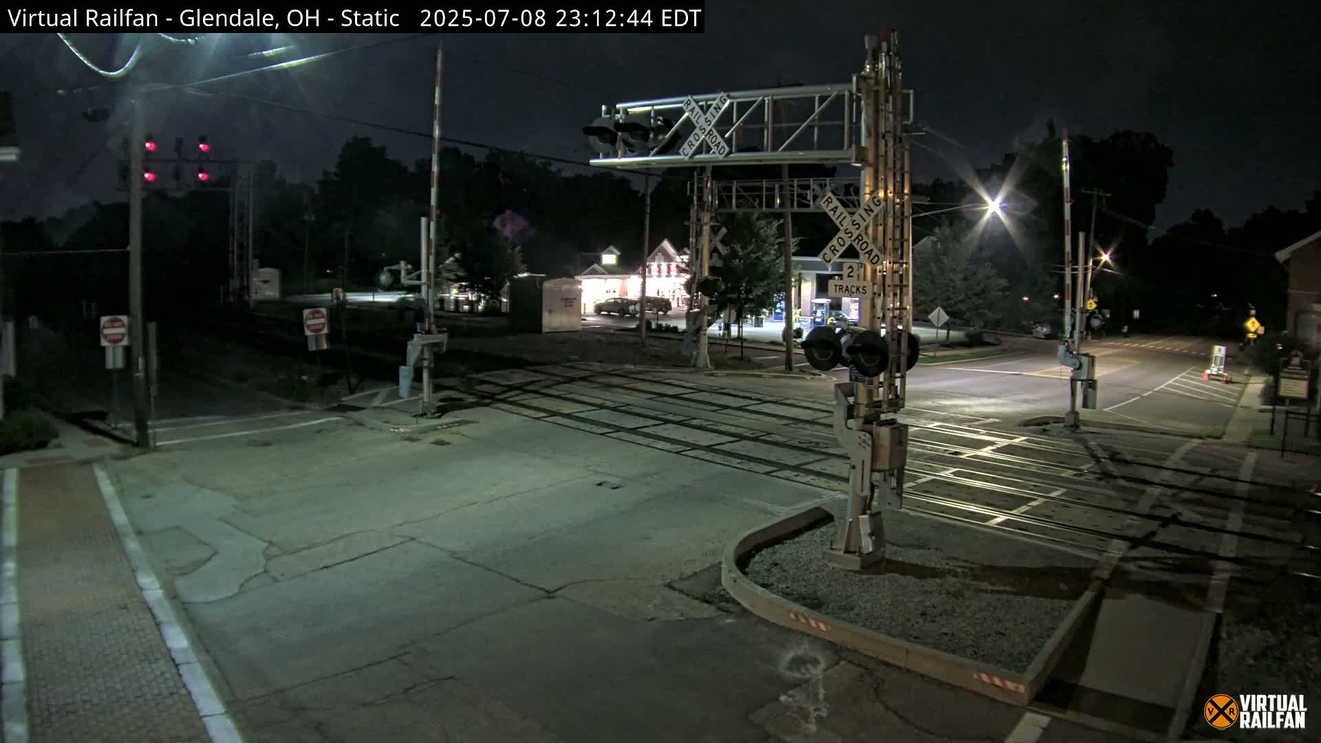 Glendale Railroad Crossing & Junction Live Cam - Glendale, Hamilton, Ohio, USA