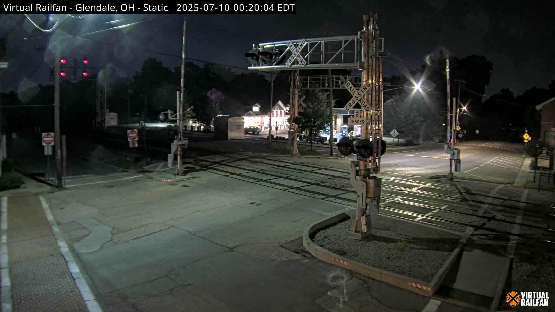 Glendale Railroad Crossing & Junction Live Cam - Glendale, Hamilton, Ohio, USA
