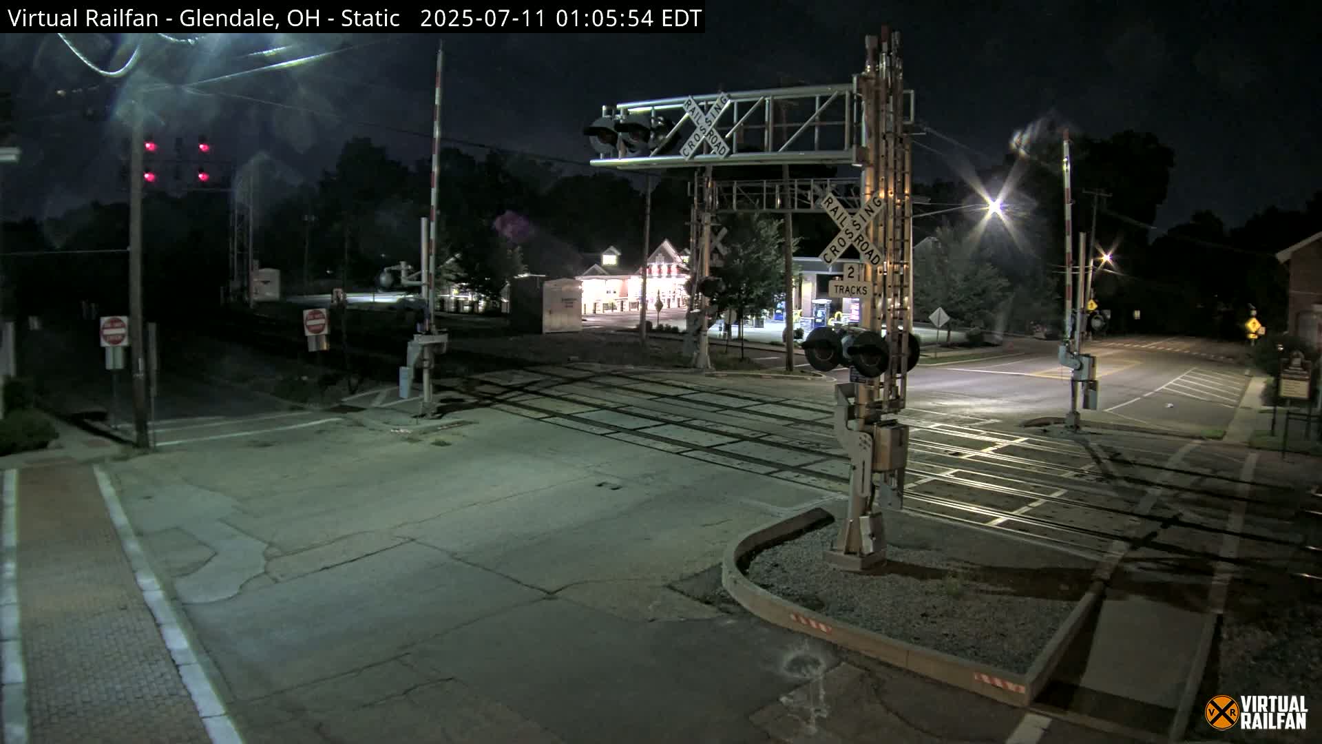 Glendale Railroad Crossing & Junction Live Cam - Glendale, Hamilton, Ohio, USA