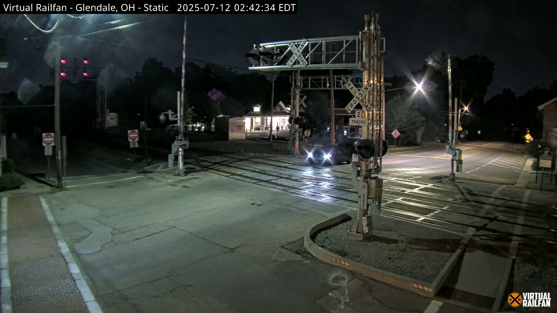 Glendale Railroad Crossing & Junction Live Cam - Glendale, Hamilton, Ohio, USA