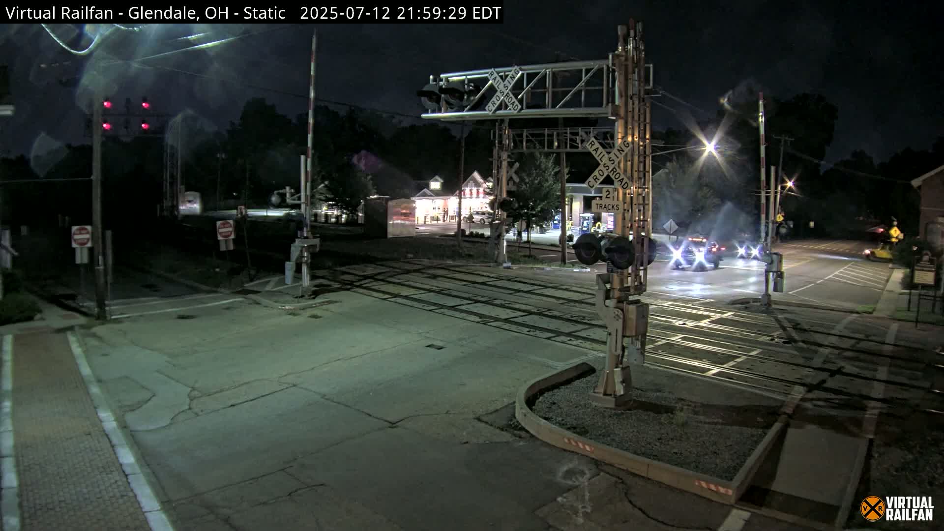 Glendale Railroad Crossing & Junction Live Cam - Glendale, Hamilton, Ohio, USA