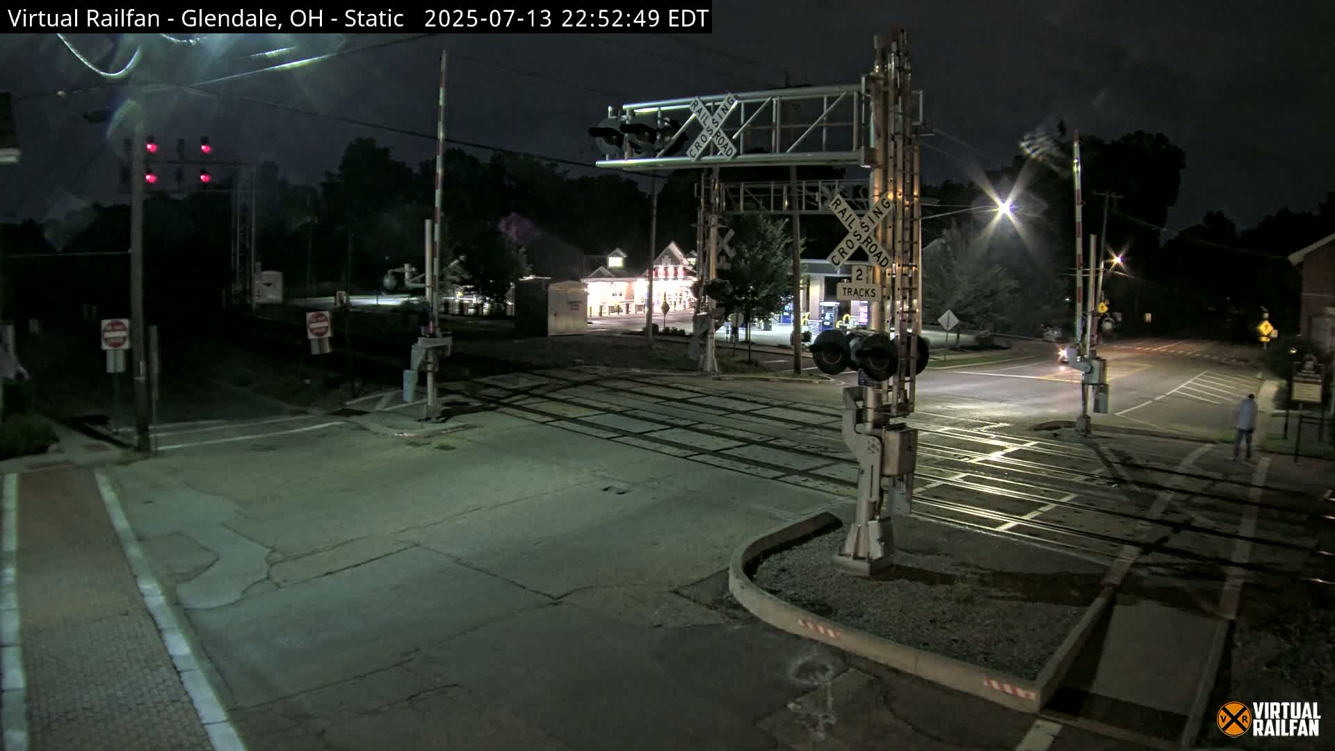 Glendale Railroad Crossing & Junction Live Cam - Glendale, Hamilton, Ohio, USA