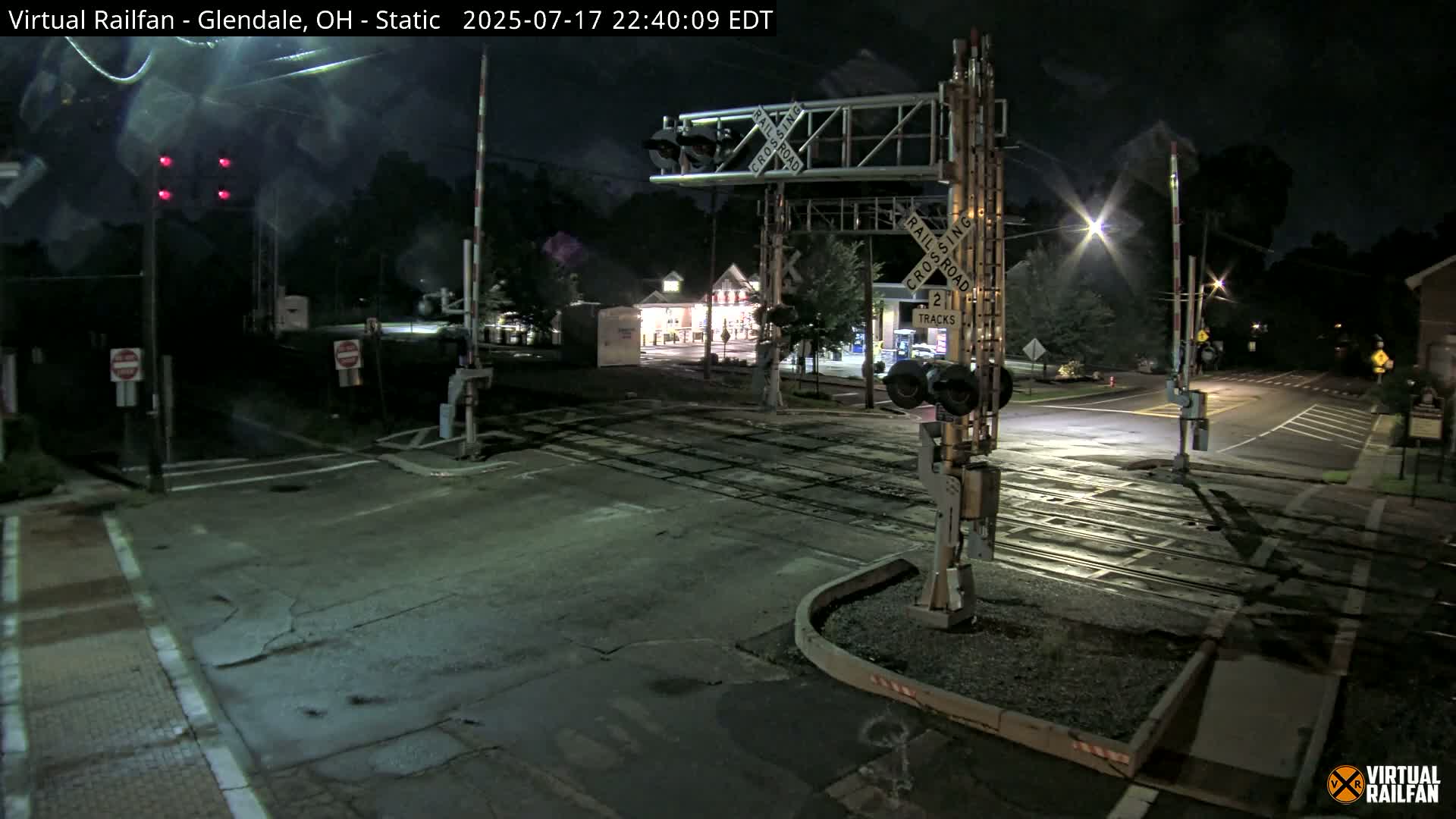 Glendale Railroad Crossing & Junction Live Cam - Glendale, Hamilton, Ohio, USA