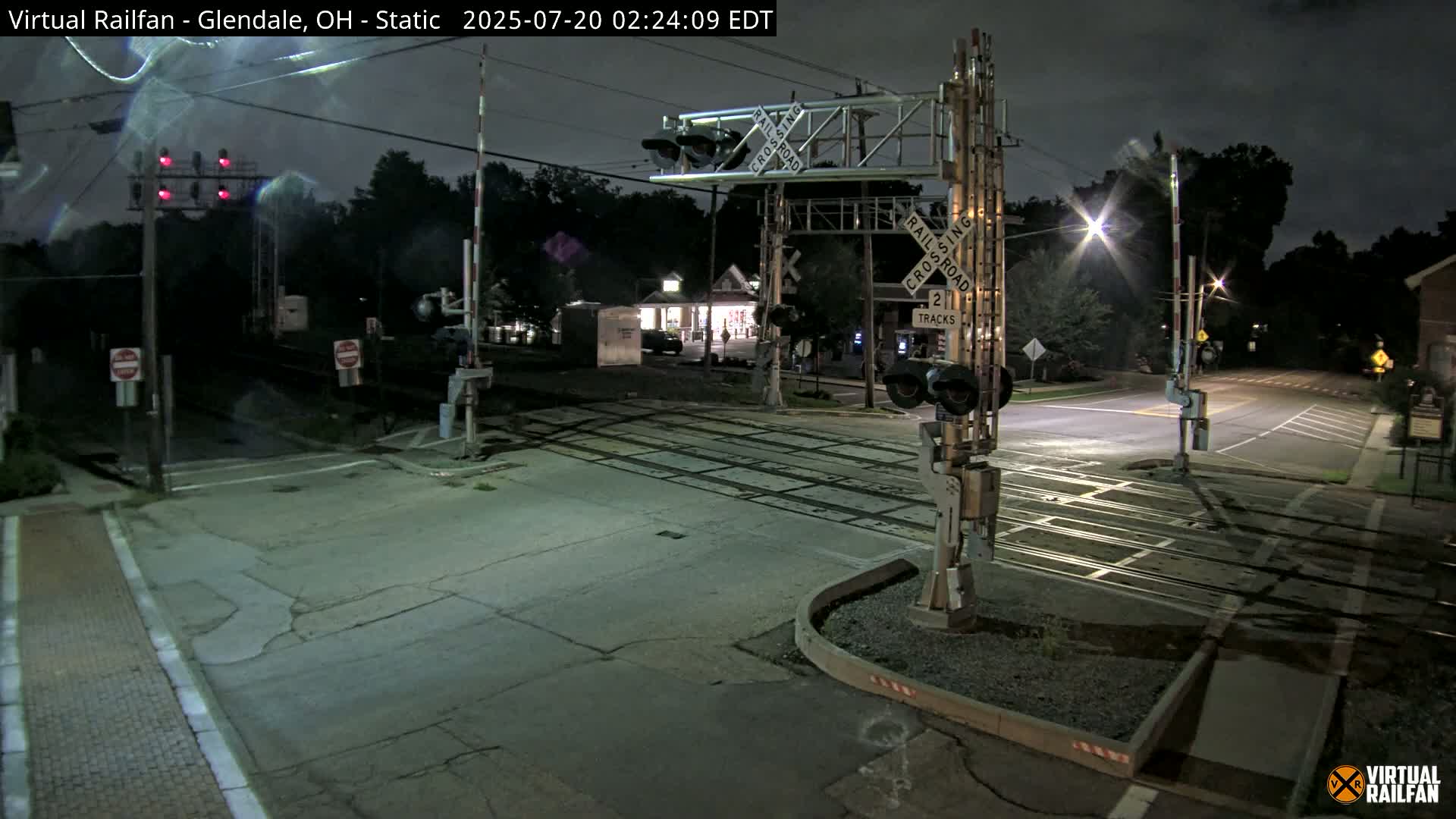 Glendale Railroad Crossing & Junction Live Cam - Glendale, Hamilton, Ohio, USA