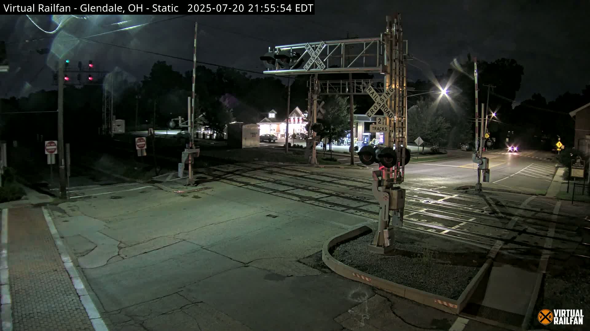 Glendale Railroad Crossing & Junction Live Cam - Glendale, Hamilton, Ohio, USA