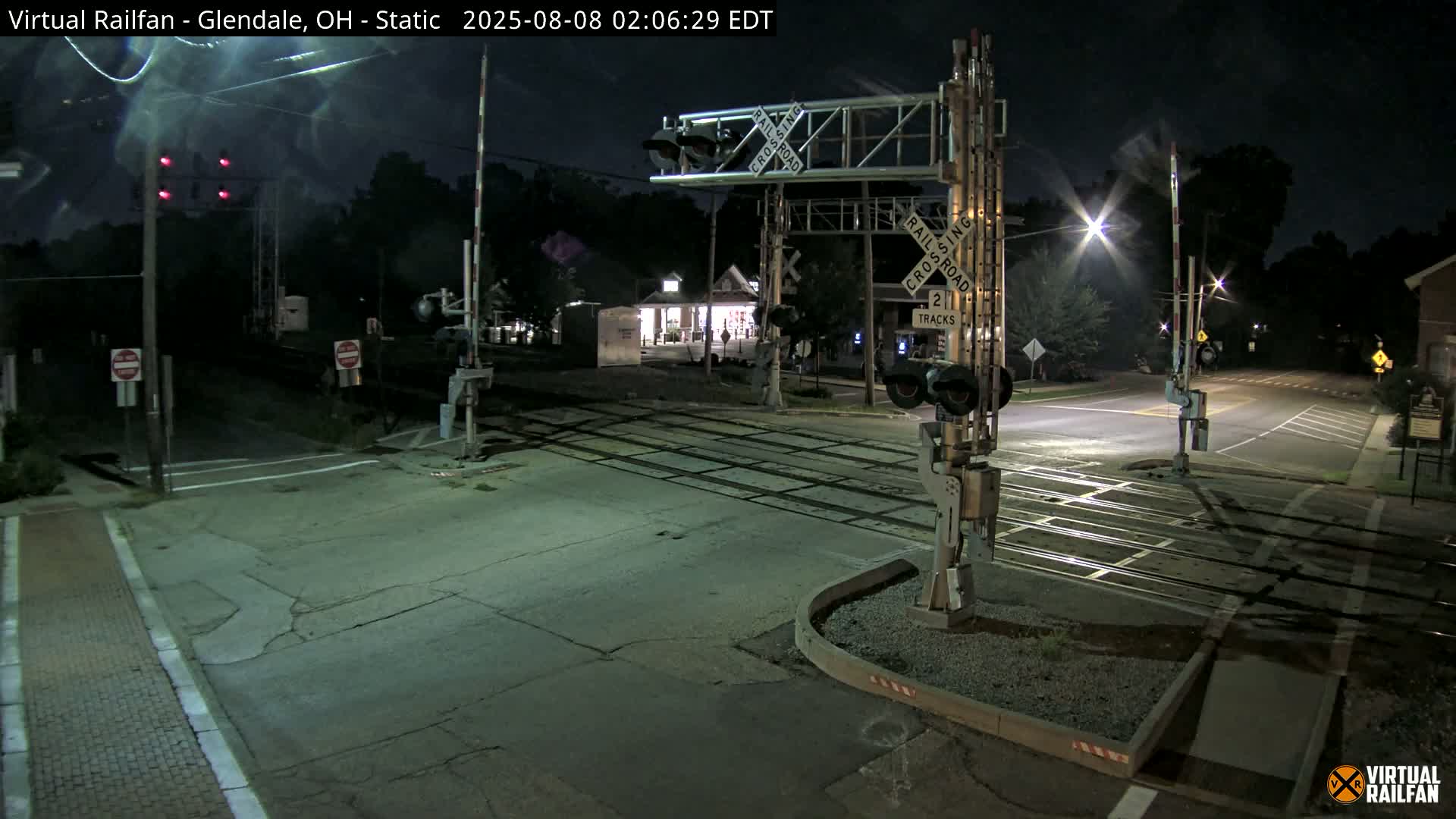 Glendale Railroad Crossing & Junction Live Cam - Glendale, Hamilton, Ohio, USA