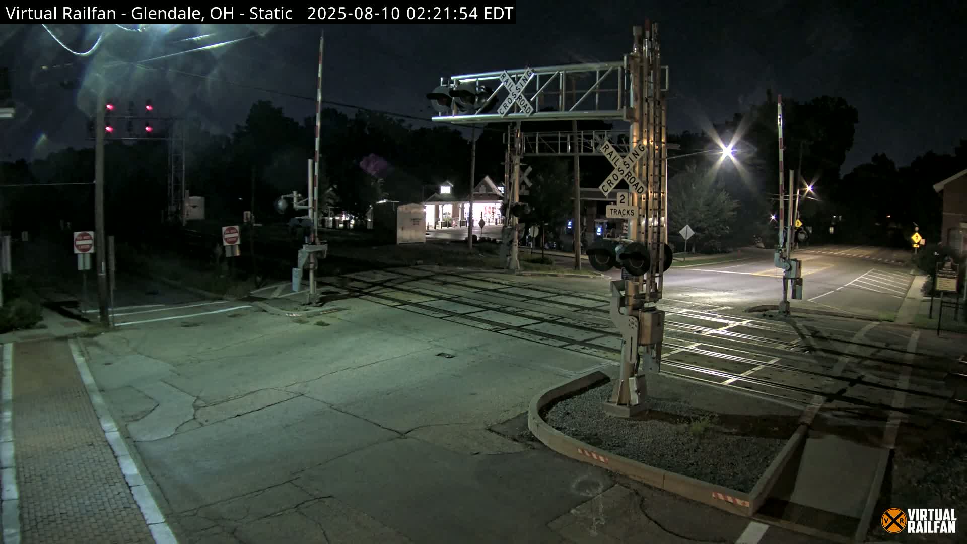 Glendale Railroad Crossing & Junction Live Cam - Glendale, Hamilton, Ohio, USA