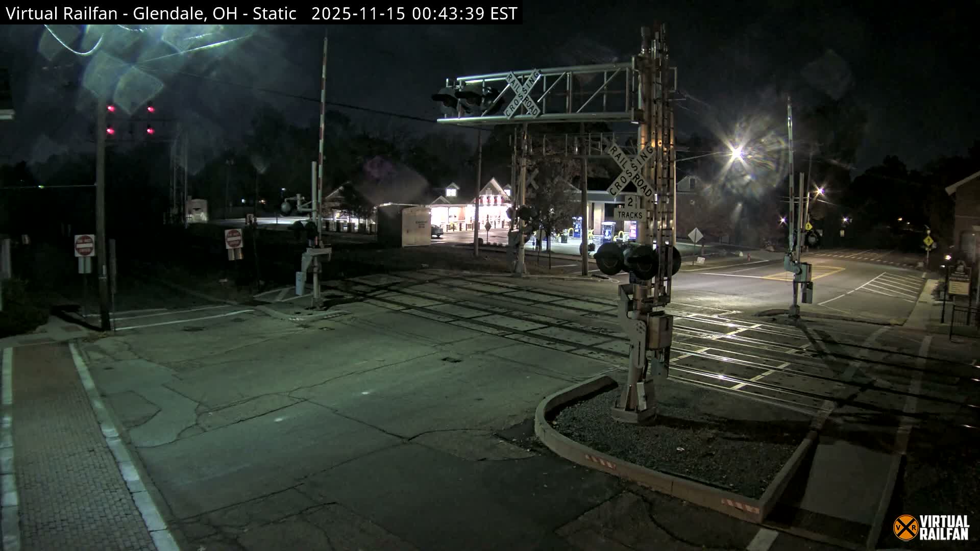Glendale Railroad Crossing & Junction Live Cam - Glendale, Hamilton, Ohio, USA