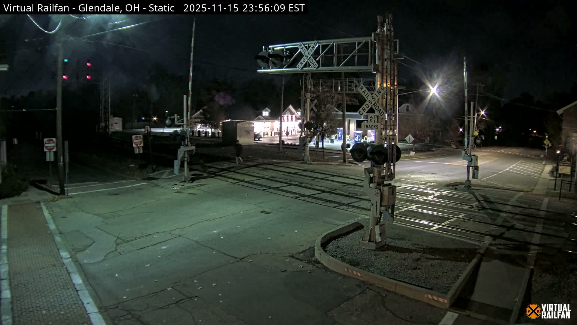 Glendale Railroad Crossing & Junction Live Cam - Glendale, Hamilton, Ohio, USA